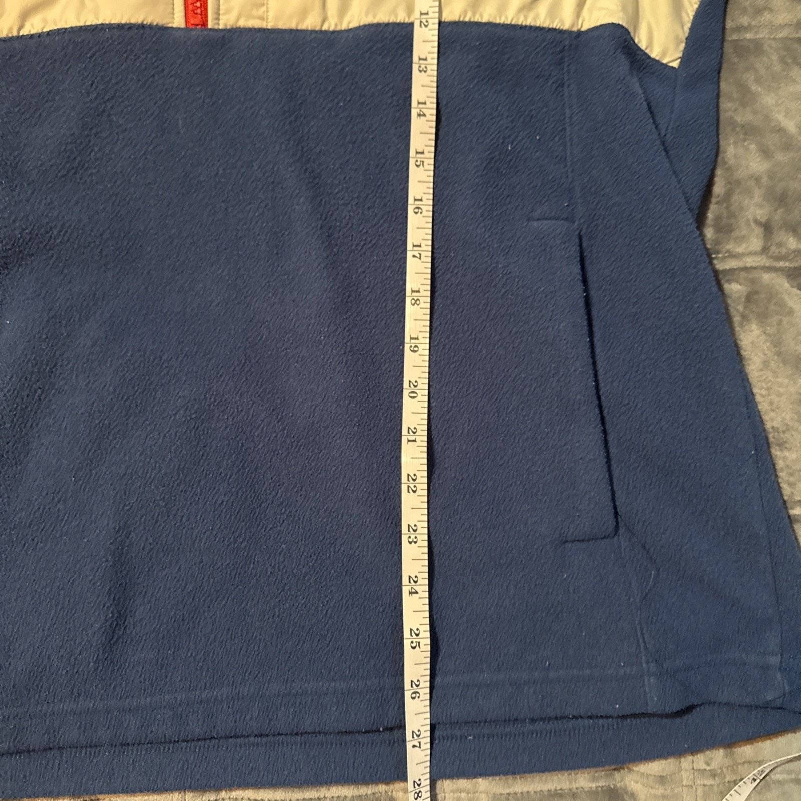 The North Face North Face Blue 1/2 Zip Pullover Fleece Sz L Preppy Gorpcore Size US L / EU 52-54 / 3 - 6 Thumbnail