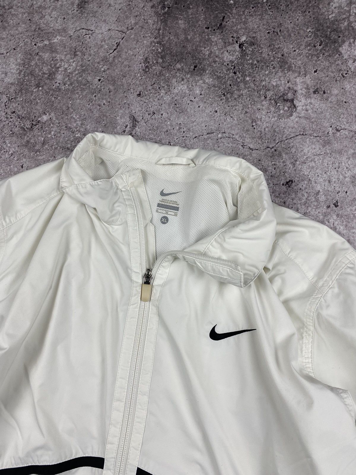 Nike × Vintage 90’s NIKE TEAM COURT RETRO SWOOSH LOGO Y2K TRACK JACKET Size US XL / EU 56 / 4 - 3 Thumbnail