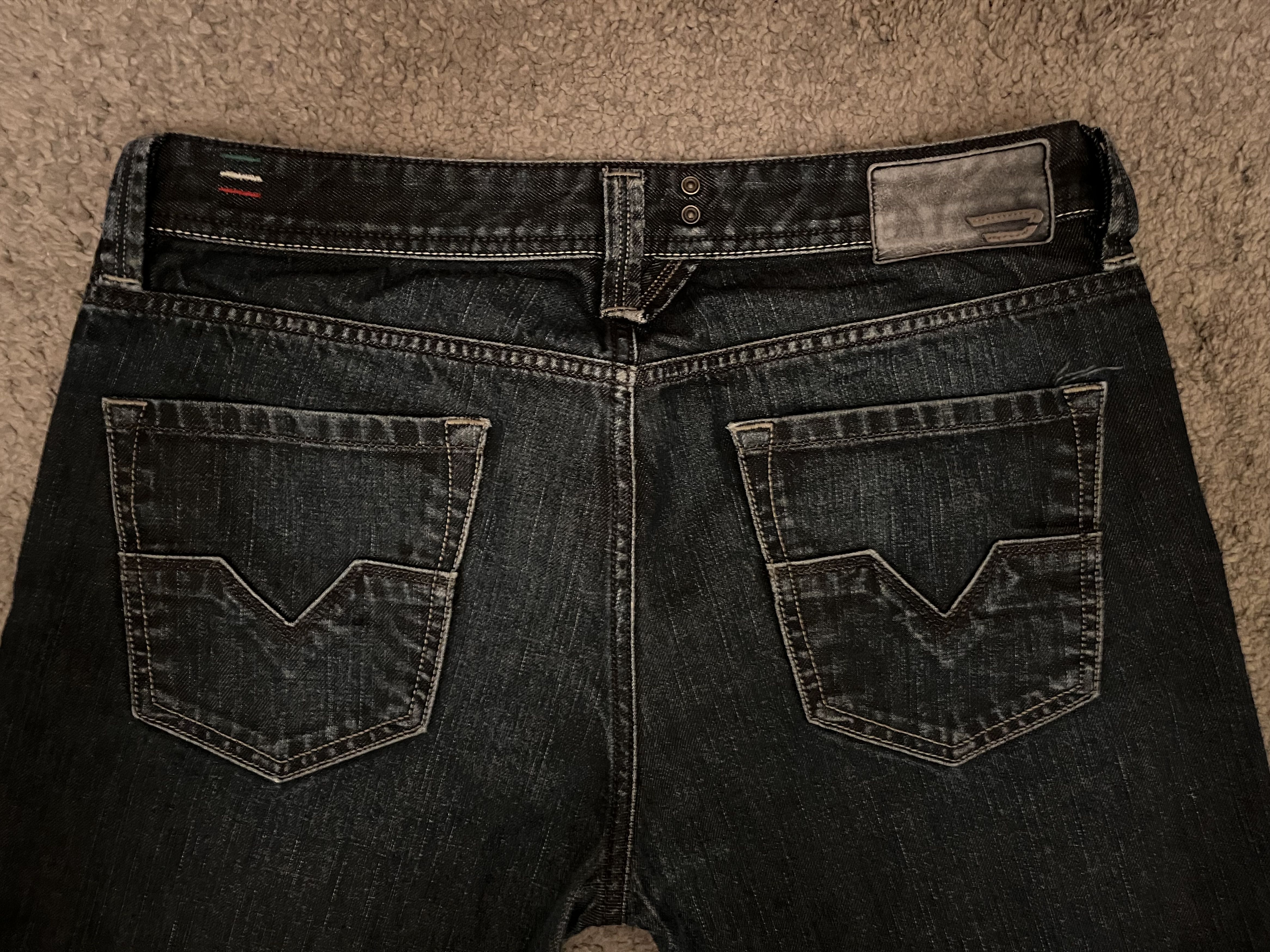 Diesel Leather Diesel Larkee W32L34/0088Z D.N.A Dirty New Age Size US 32 / EU 48 - 3 Thumbnail
