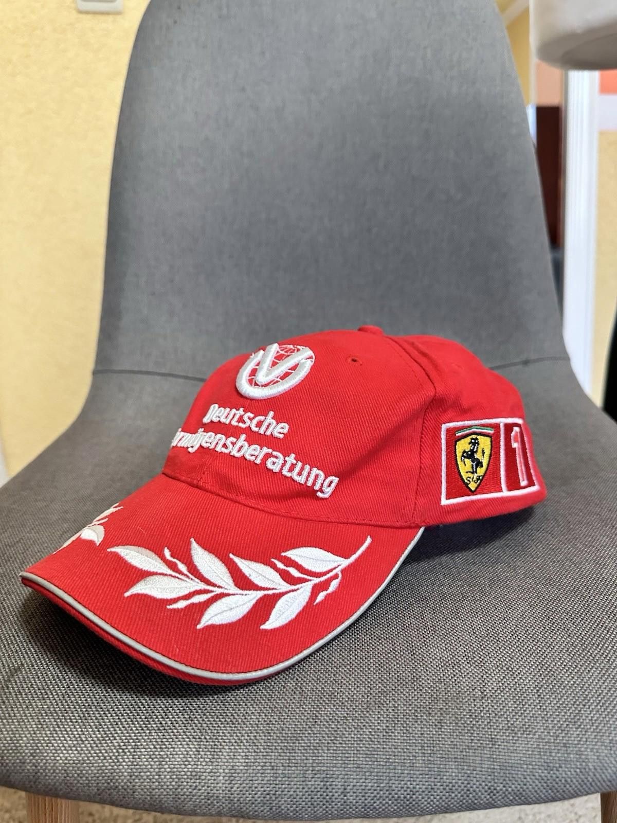 Ferrari Michael Schumacher Ferrari F1 Formula 1 One Cap Vintage Size ONE SIZE - 1 Thumbnail