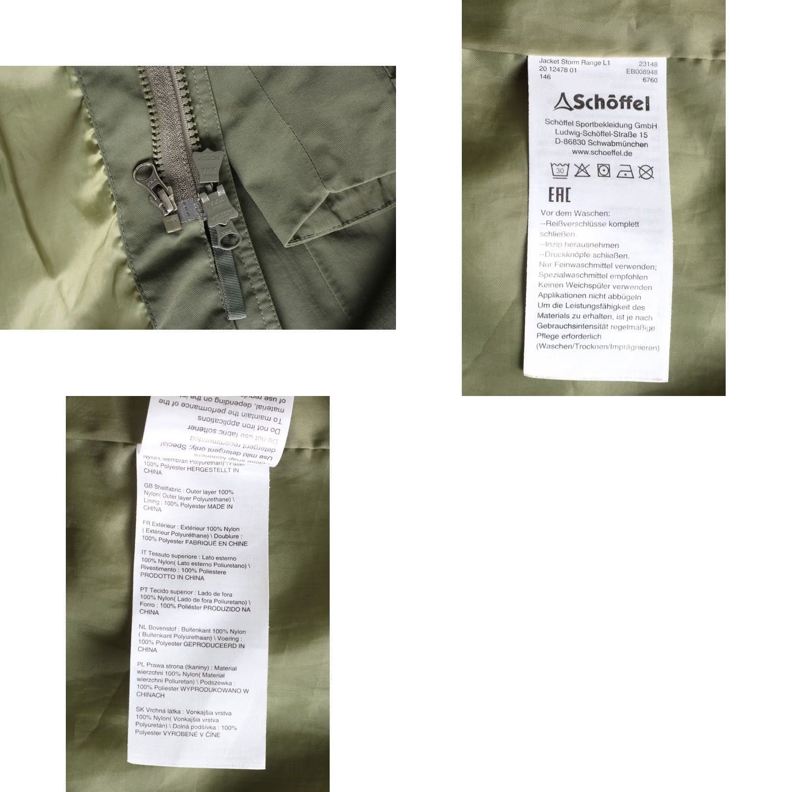 Vintage Schöffel Storm Range Hooded Waterproof Jacket Women Size UK 10 EU 36 S MJ5867 Size S / US 4 / IT 40 - 8 Thumbnail
