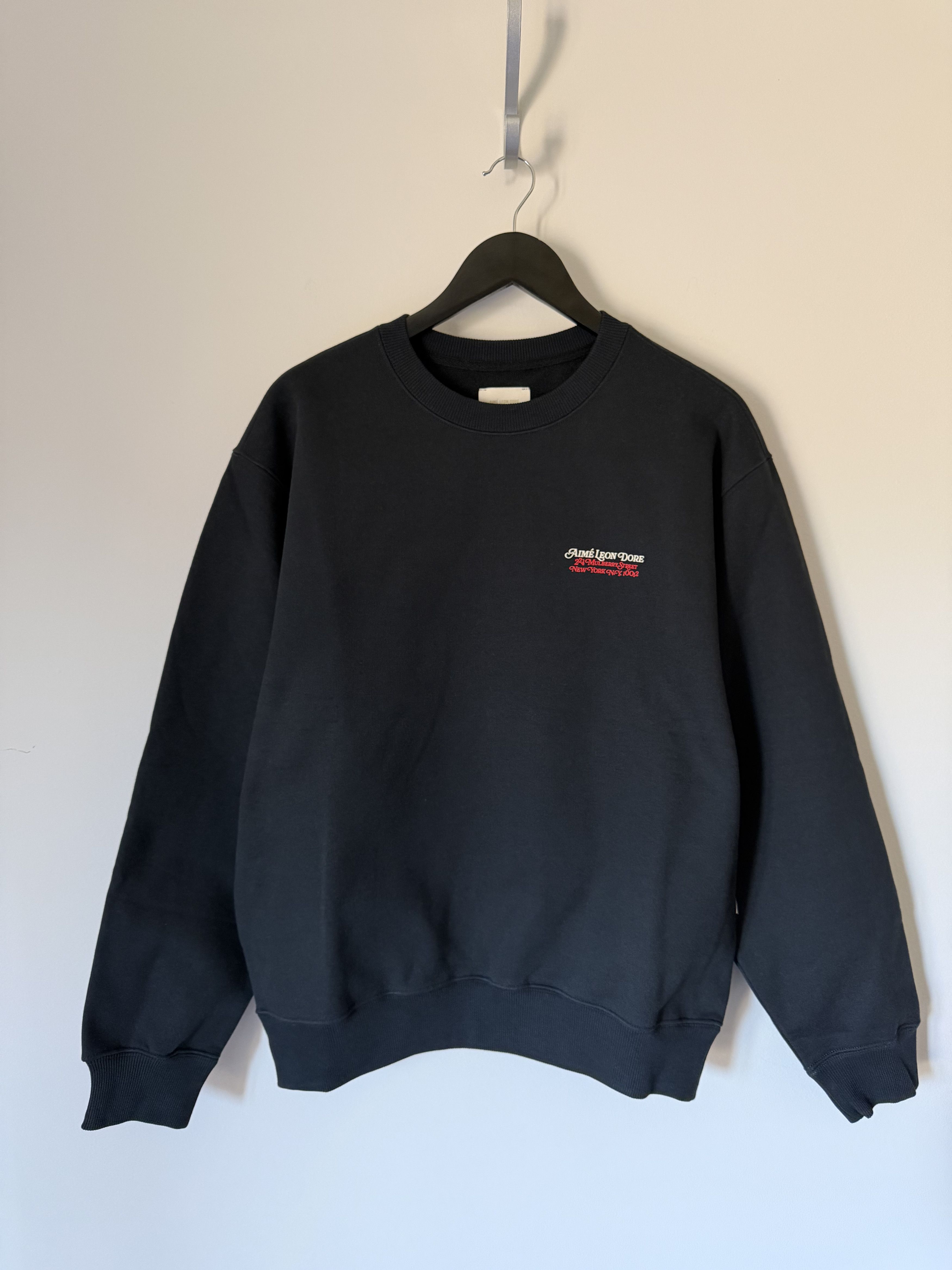Aime Leon Dore Aime Leon Dore Monogram Crewneck Sweatshirt in Black Size US L / EU 52-54 / 3 - 2 Thumbnail
