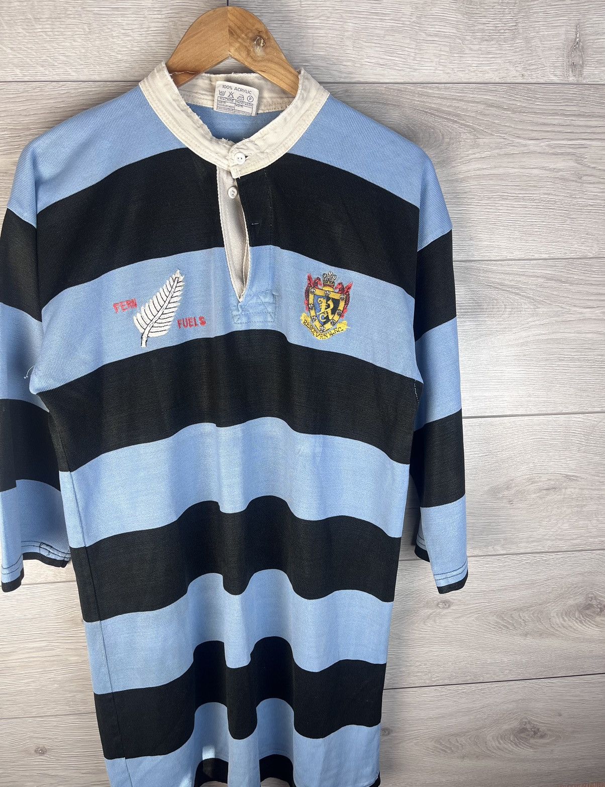 Salem Sportswear Men’s Very rare rugby jersey DERN FUELS Resolven R.F.C Size US XL / EU 56 / 4 - 3 Thumbnail