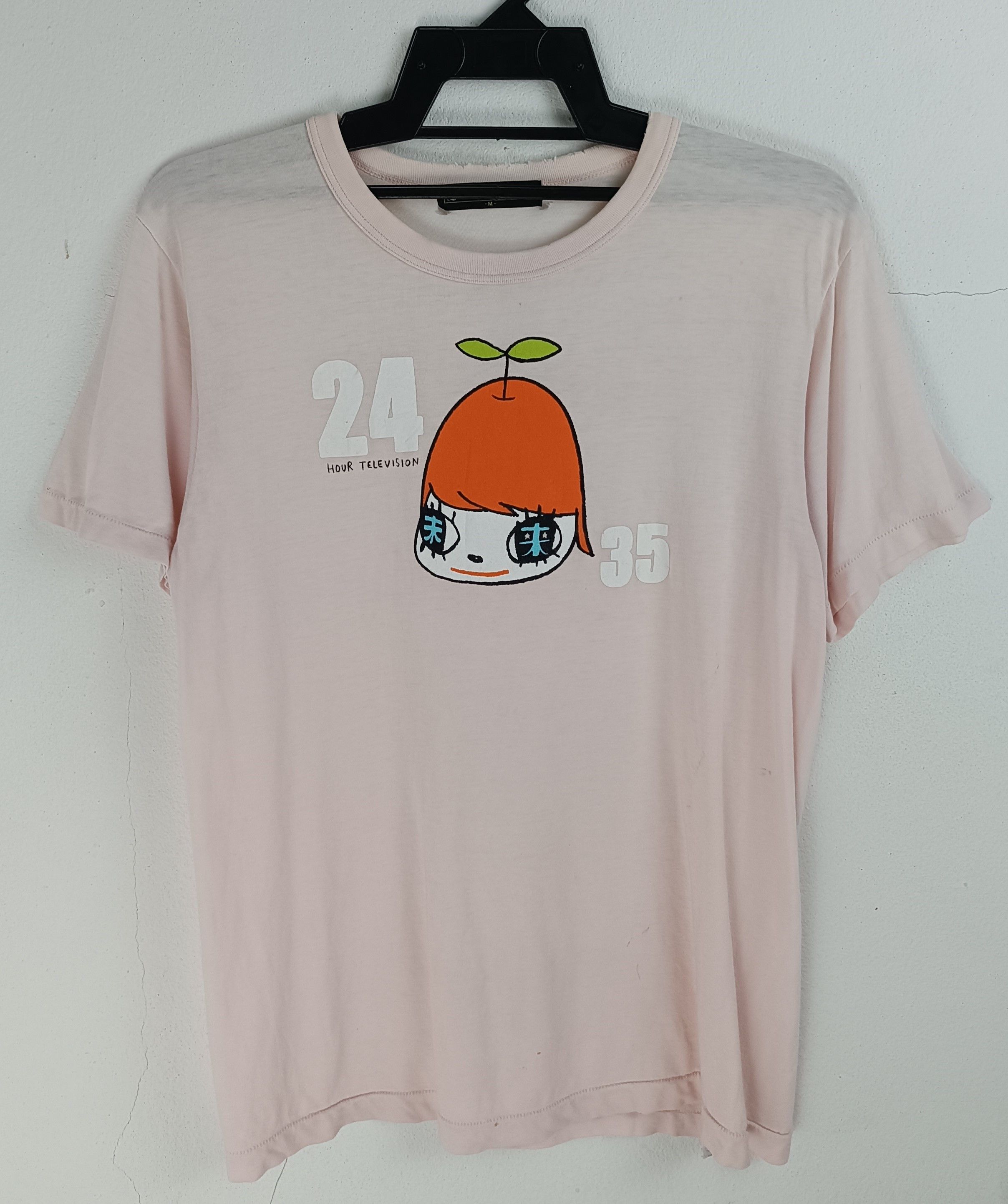 Japanese Brand THRASHED FADED VINTAGE 90'S 24 HOUR TELEVISION VERY RARE Size US M / EU 48-50 / 2 - 3 Thumbnail