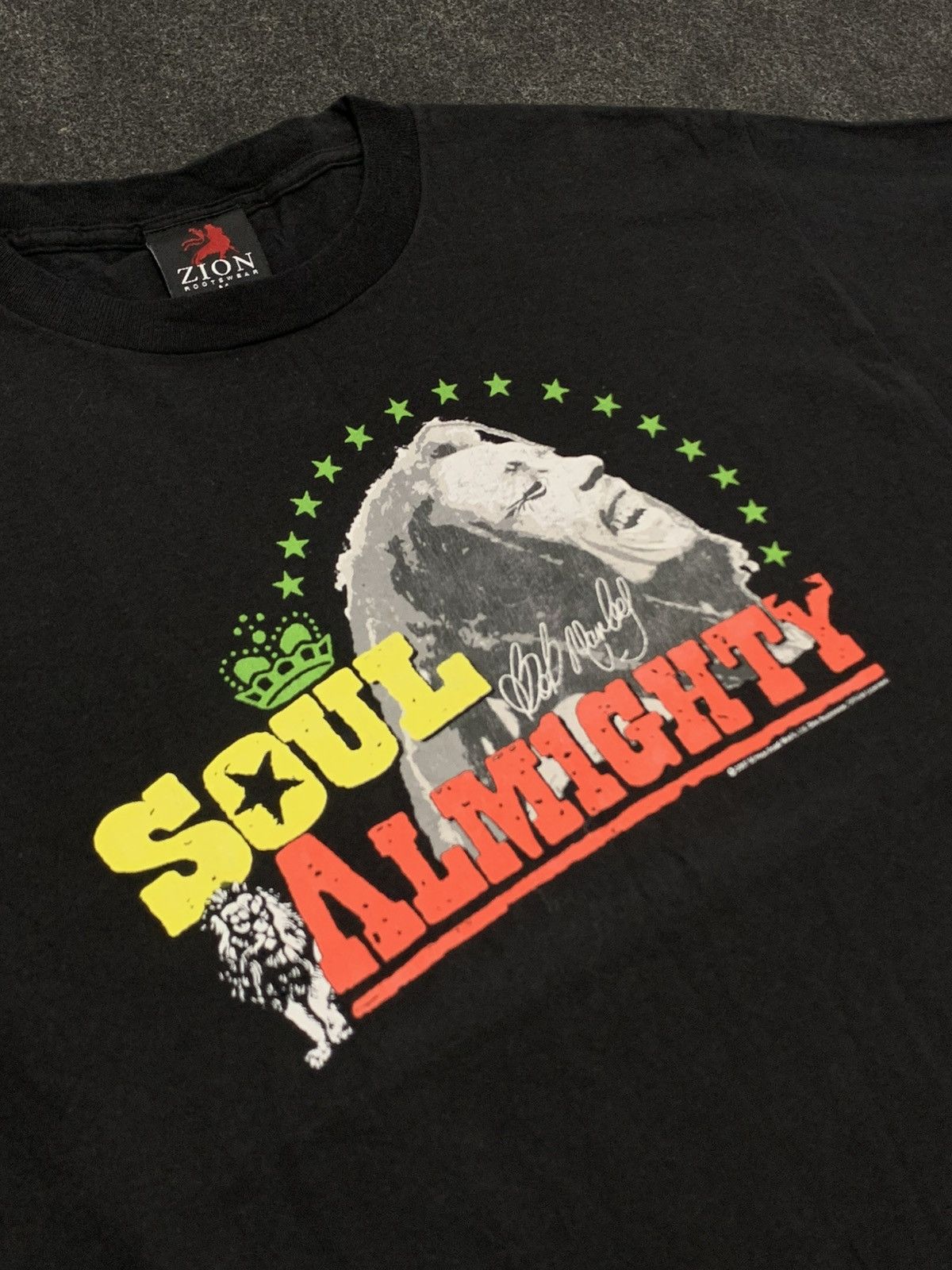 Zion Rootswear Vintage Soul Almighty Bob Marley Tshirt Size US M / EU 48-50 / 2 - 2 Thumbnail