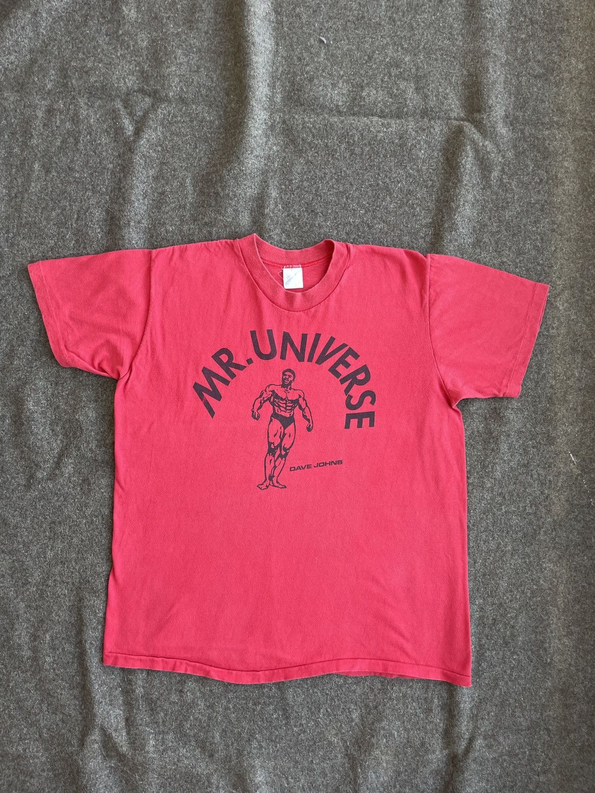 Vintage Mr.Universe Dave Johns T-Shirt Size US M / EU 48-50 / 2 - 1 Thumbnail