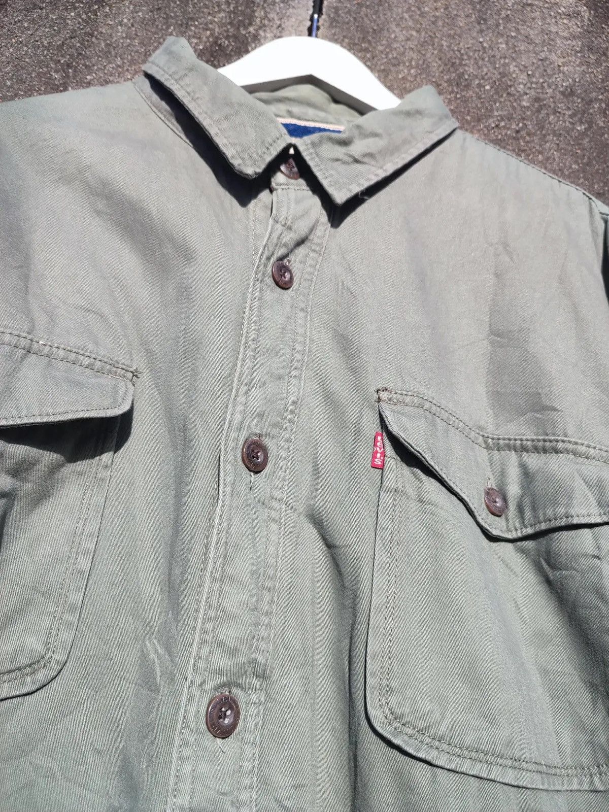 Levi's Vintage Levi’s Sherpa-Lined Shirt Jacket – XXL Utility Style Size US XXL / EU 58 / 5 - 3 Thumbnail