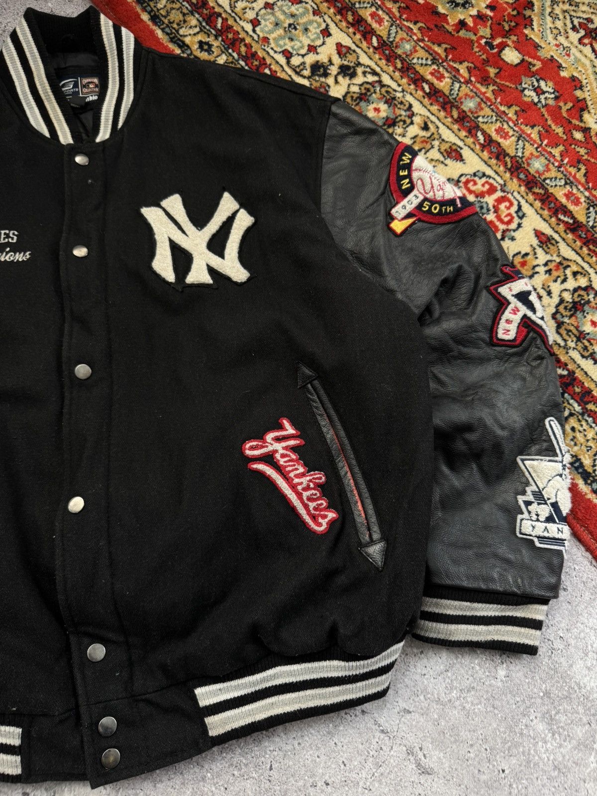 G-III Archive New York Yankees Jay Z Varsity Bomber XL Jacket Size US XL / EU 56 / 4 - 9 Thumbnail