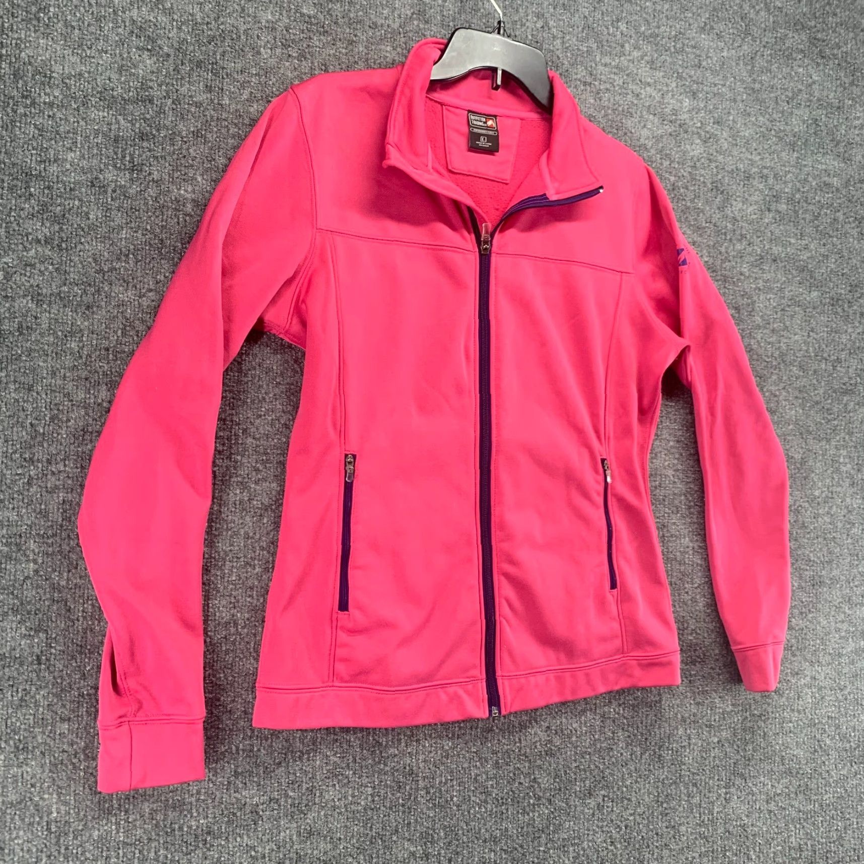 CO Outfitter Trading Co Jacket Womens Large Pink Performance Fleece Full Zip Active Size L / US 10 / IT 46 - 2 Thumbnail