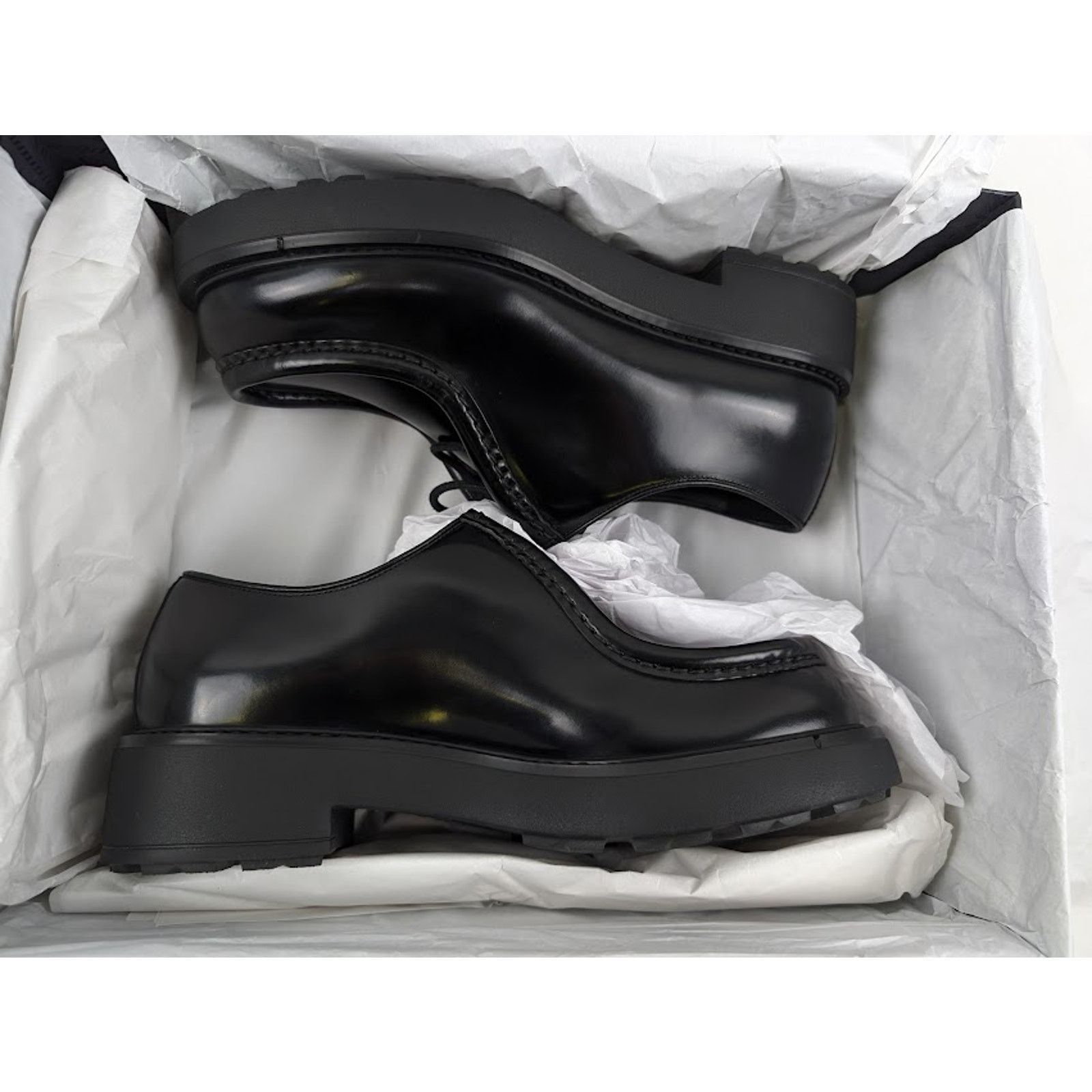 Prada o1rshd1 Calzature Uomo Shoes in Nero Size US 11 / EU 44 - 10 Thumbnail
