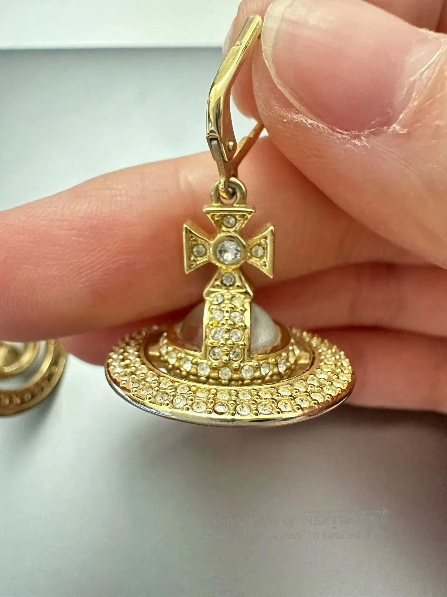 Vivienne Westwood vivienne westwood gold saturn orb earrings. Size ONE SIZE - 7 Thumbnail