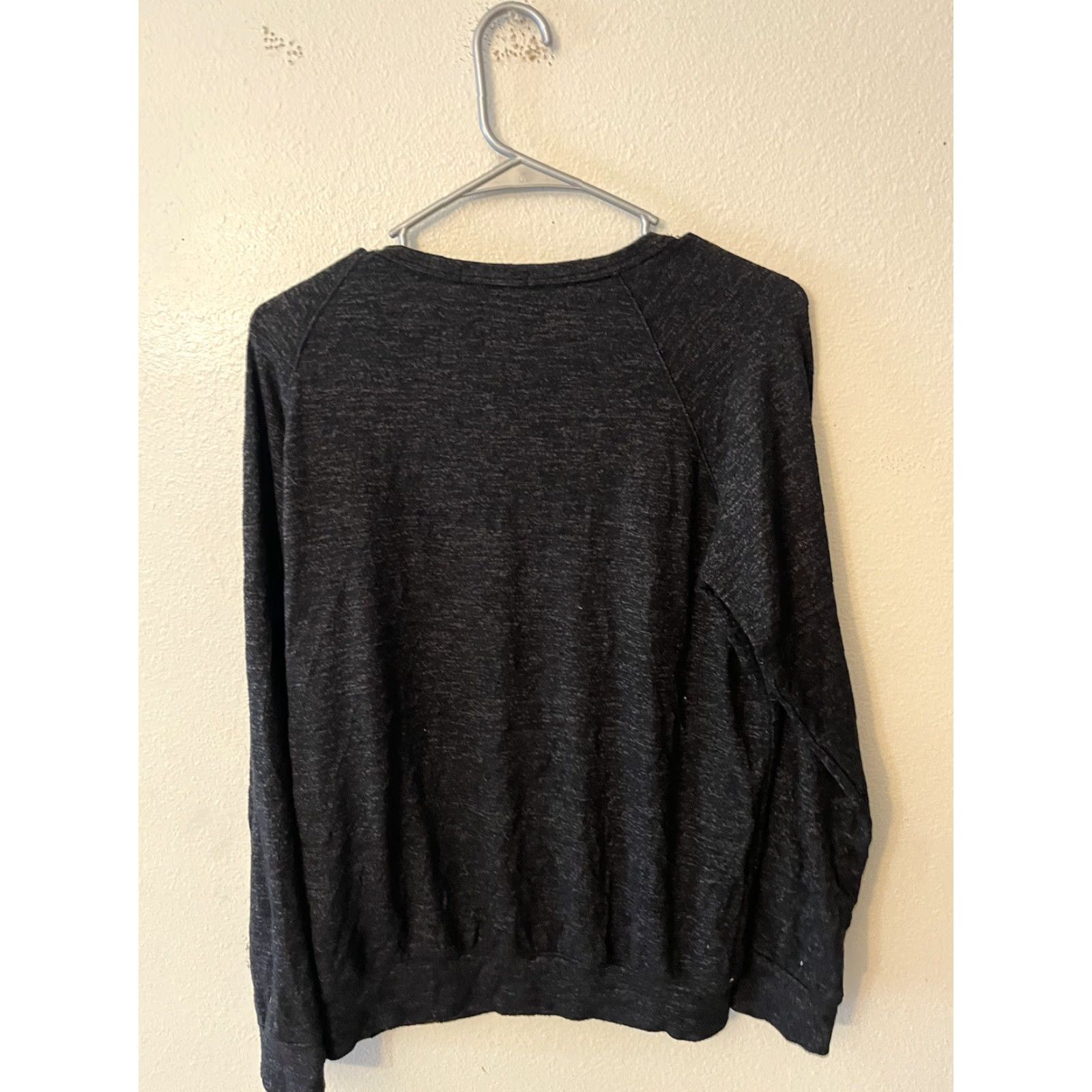 Buffalo David Bitton Buffalo David Bitton “Good Vibes” Cozy Raglan Sweatshirt – Size M Women Black Pullover Shirt Casual Vintage 90s Mens Womens Size M / US 6-8 / IT 42-44 - 3 Thumbnail