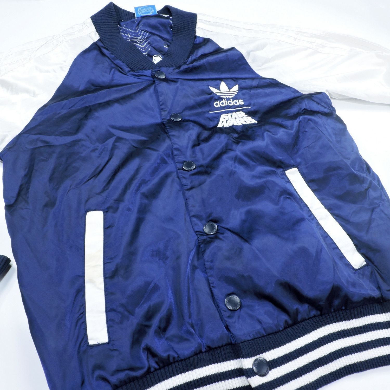 Adidas × Star Wars ADIDAS ORIGINALS X STAR WARS TRACK TOP VARSITY JACKET Size US S / EU 44-46 / 1 - 9 Thumbnail