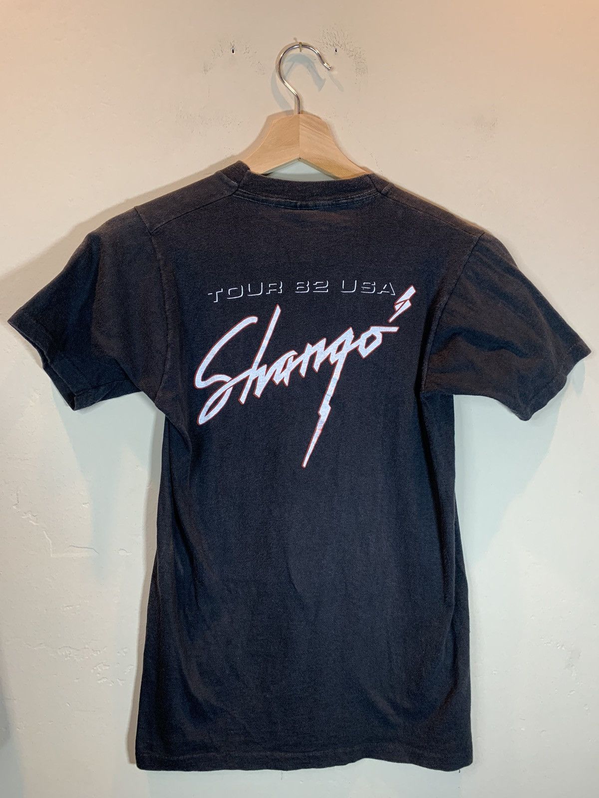 Band Tees × Vintage *RARE* Vintage 1982 Carlos Santana Shangó Tour Art T-Shirt S Size US S / EU 44-46 / 1 - 2 Thumbnail