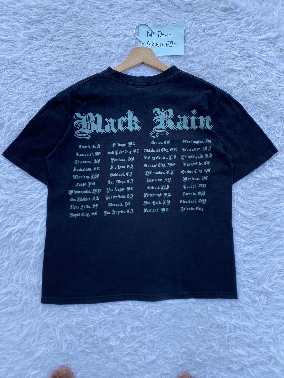 Band Tees Rare Vintage Ozzy Osbourne “Black Rain” Tshirt Size US M / EU 48-50 / 2 - 16 Thumbnail