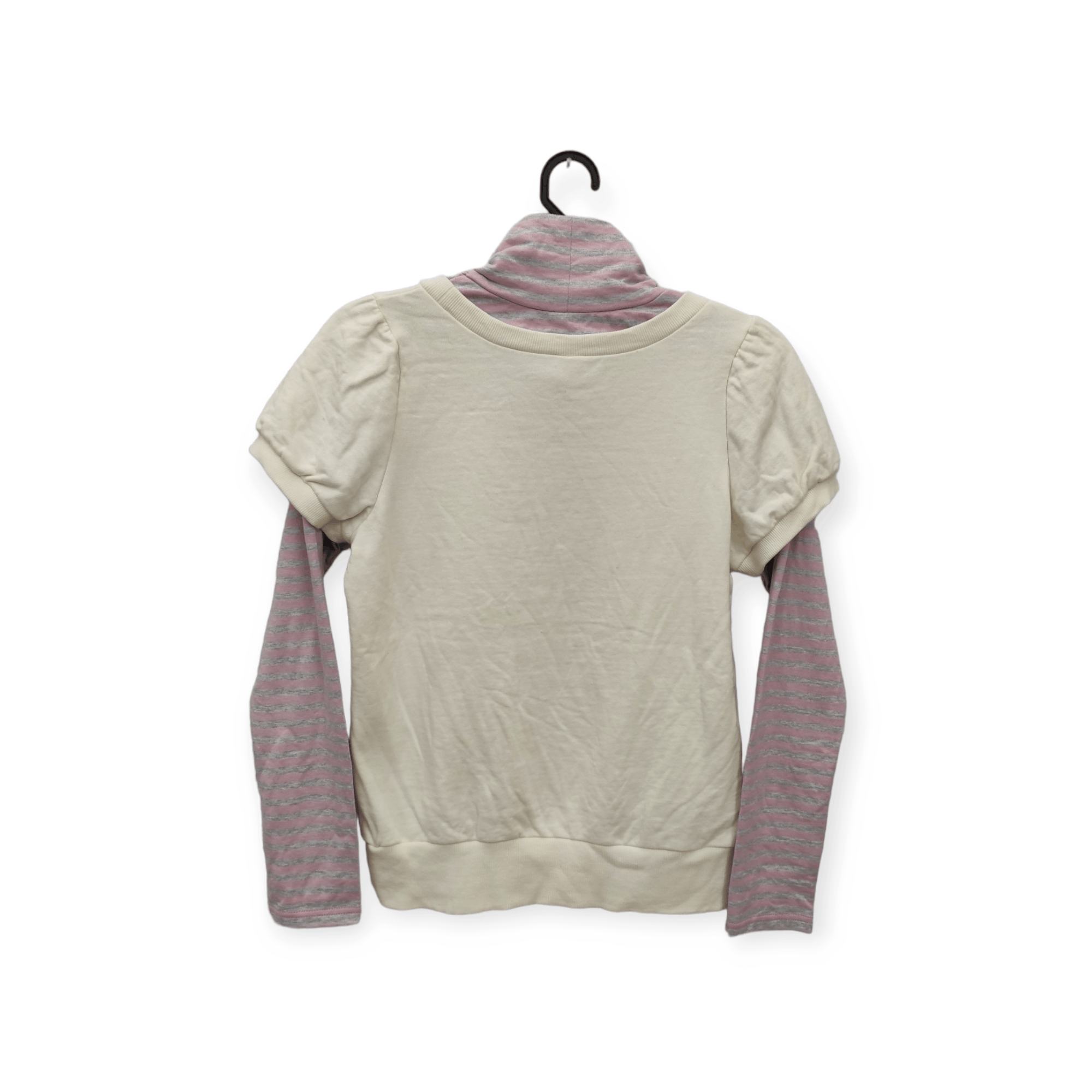Japanese Brand Archive 90's MEZZO PIANO double sleeves Sweaters sz L 160 Size L / US 10 / IT 46 - 4 Thumbnail