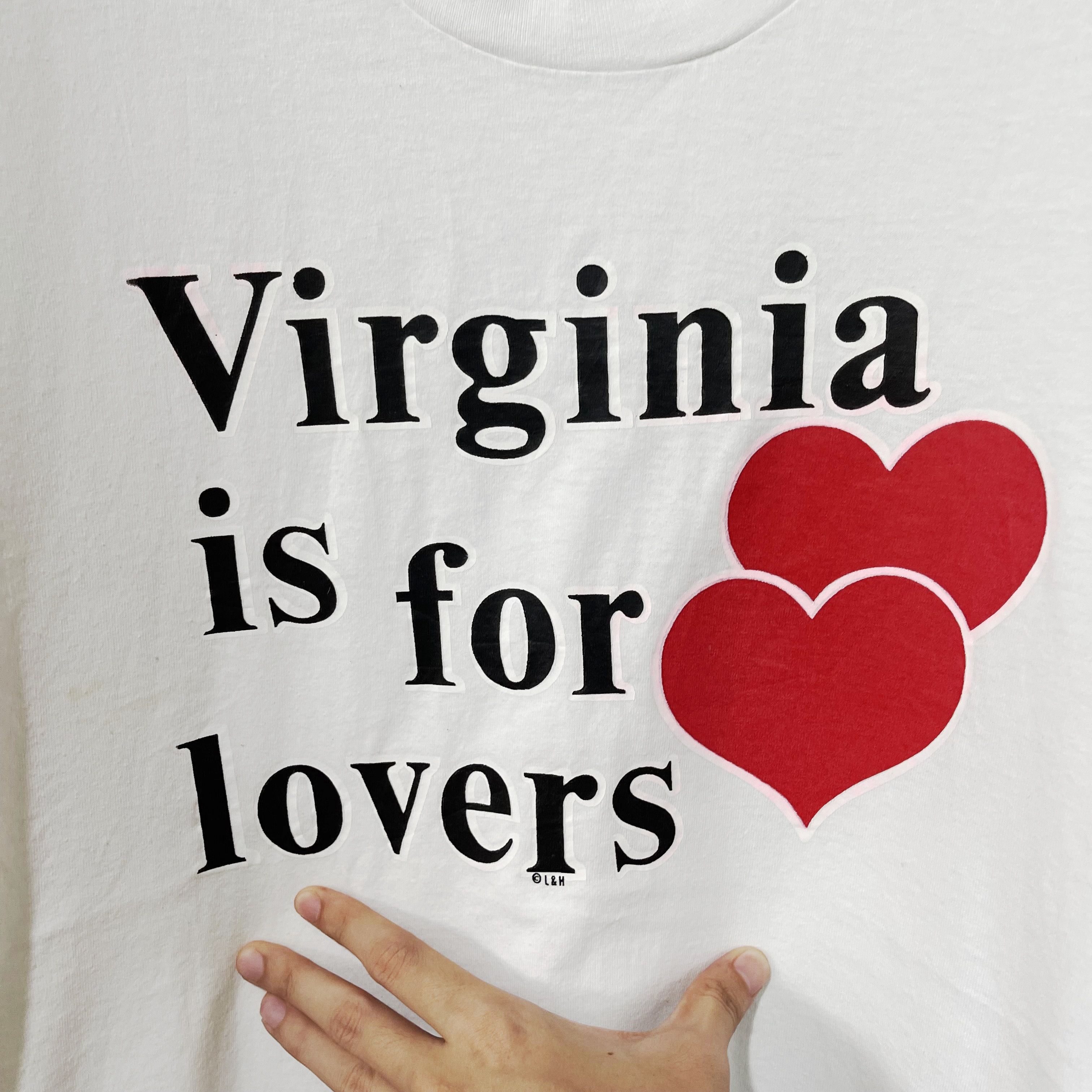 Vintage Vintage 90s Virginia Is For Lovers T-Shirt Size US XL / EU 56 / 4 - 2 Thumbnail