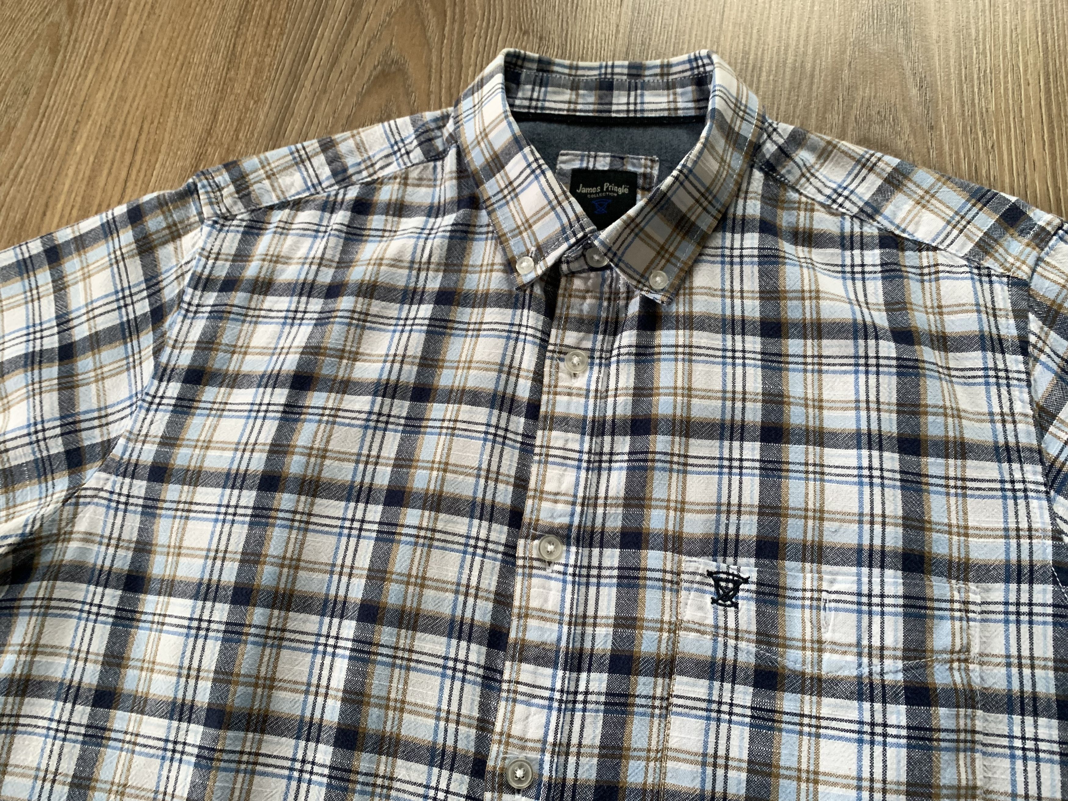 Pringle Of Scotland James Pringle Casual Cotton Plaid Short Sleeve Shirt Size US M / EU 48-50 / 2 - 4 Thumbnail