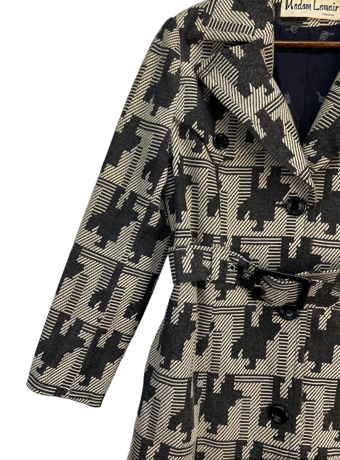 MR & MRS ITALY Madam Lamair Wool Trench Coat Size S / US 4 / IT 40 - 4 Thumbnail