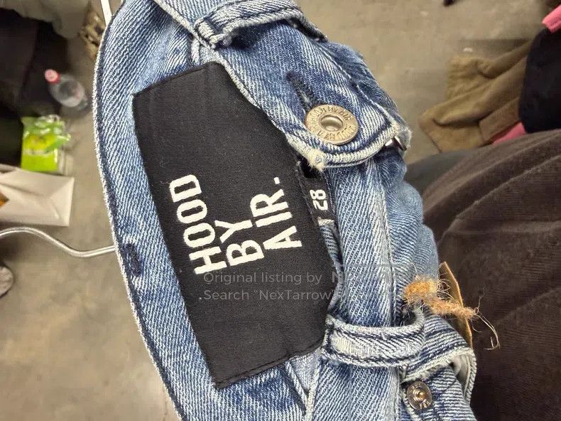 Hood By Air Hood By Air Distressed Blue Denim Mid-thigh Zipper Size US 28 / EU 44 - 3 Thumbnail