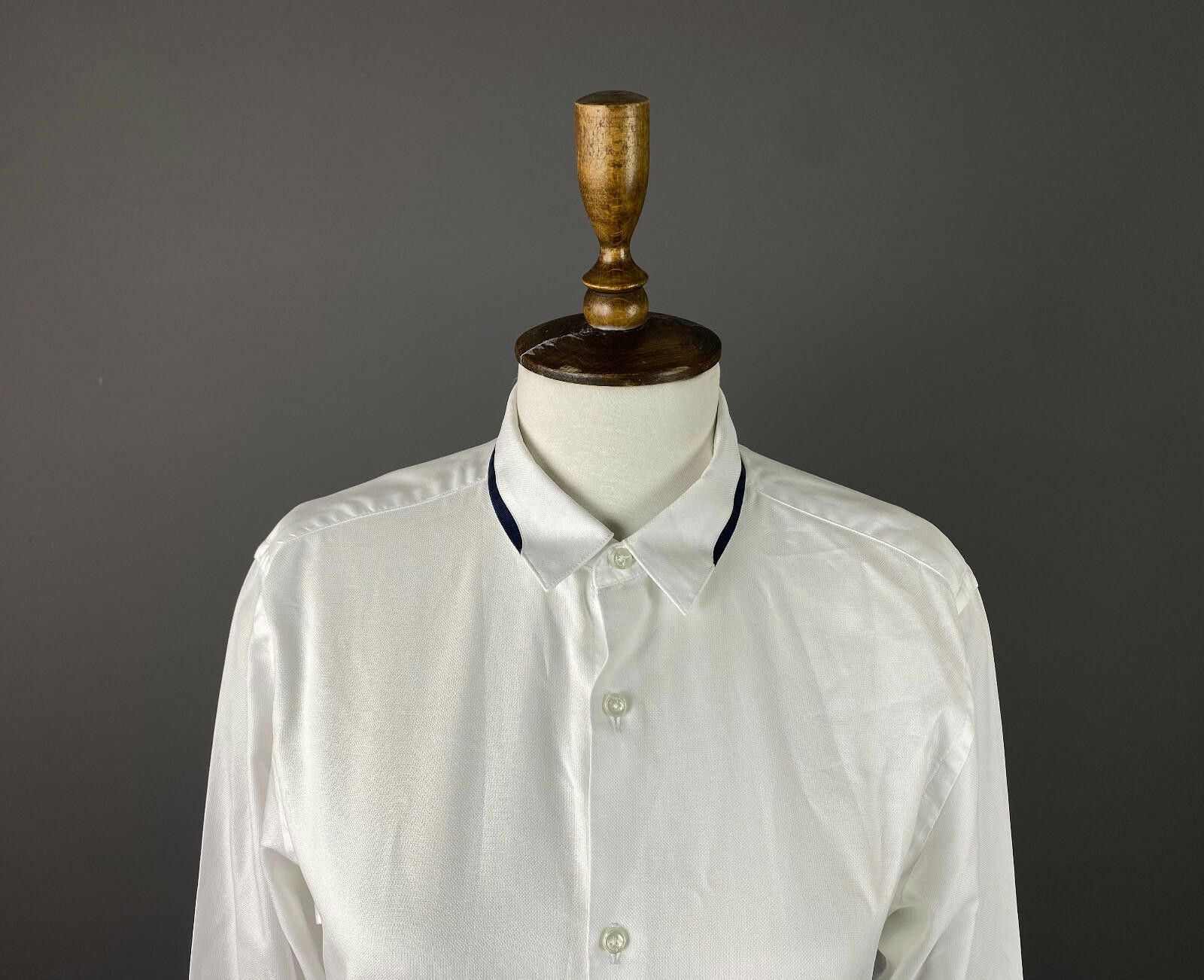 The Kooples The Kooples White Cotton Fitted Button Down Shirt Size M Size M / US 6-8 / IT 42-44 - 2 Thumbnail
