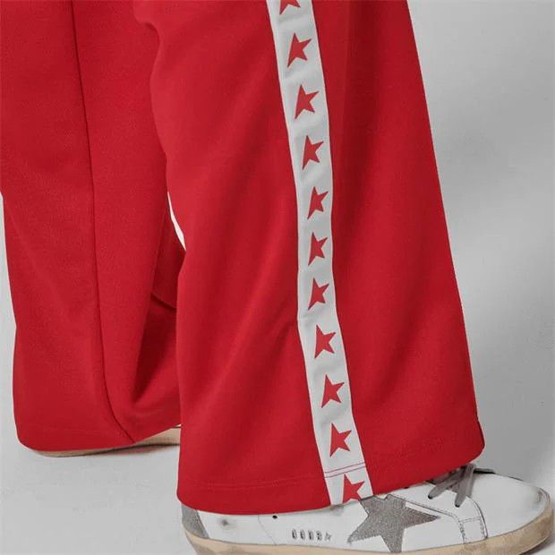 Golden Goose o1g2r1mq1024 Tracksuit Bottoms in Red & White Size 25" / US 0 / IT 36 - 5 Thumbnail