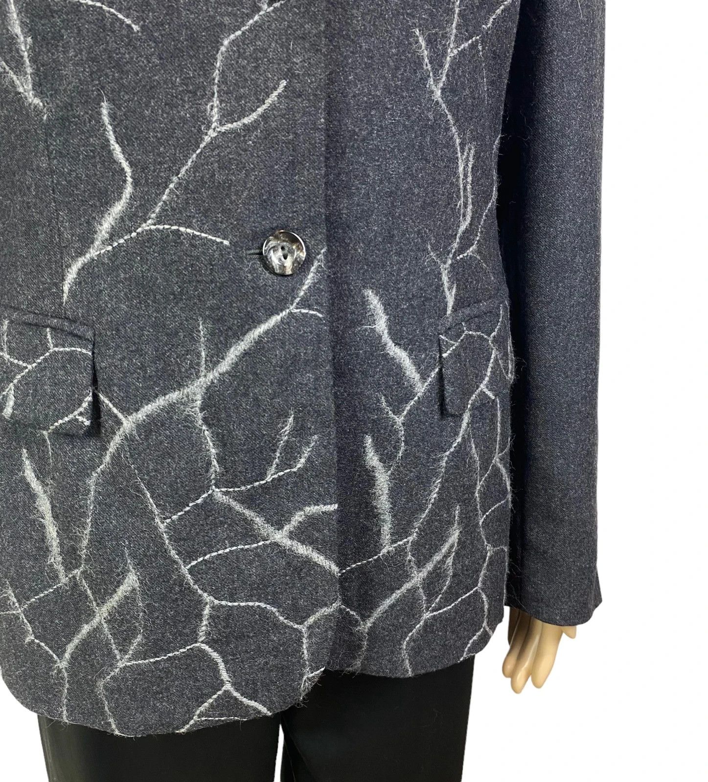 Laurel Laurel Vintage Printed Blazer Wool size DE38 Size S / US 4 / IT 40 - 6 Thumbnail