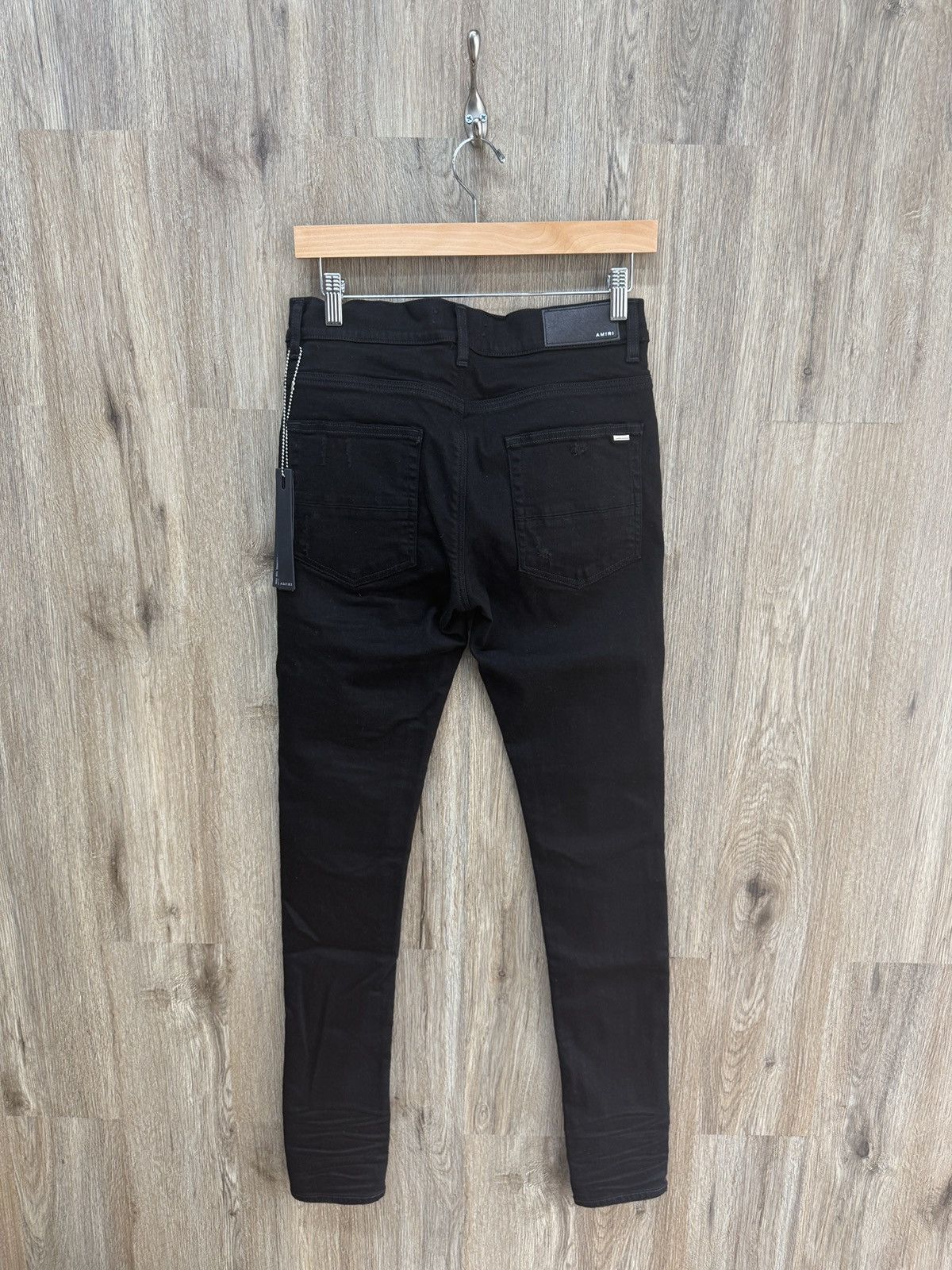 Amiri Amiri Black MX1 Leather Patch Size US 29 - 6 Thumbnail