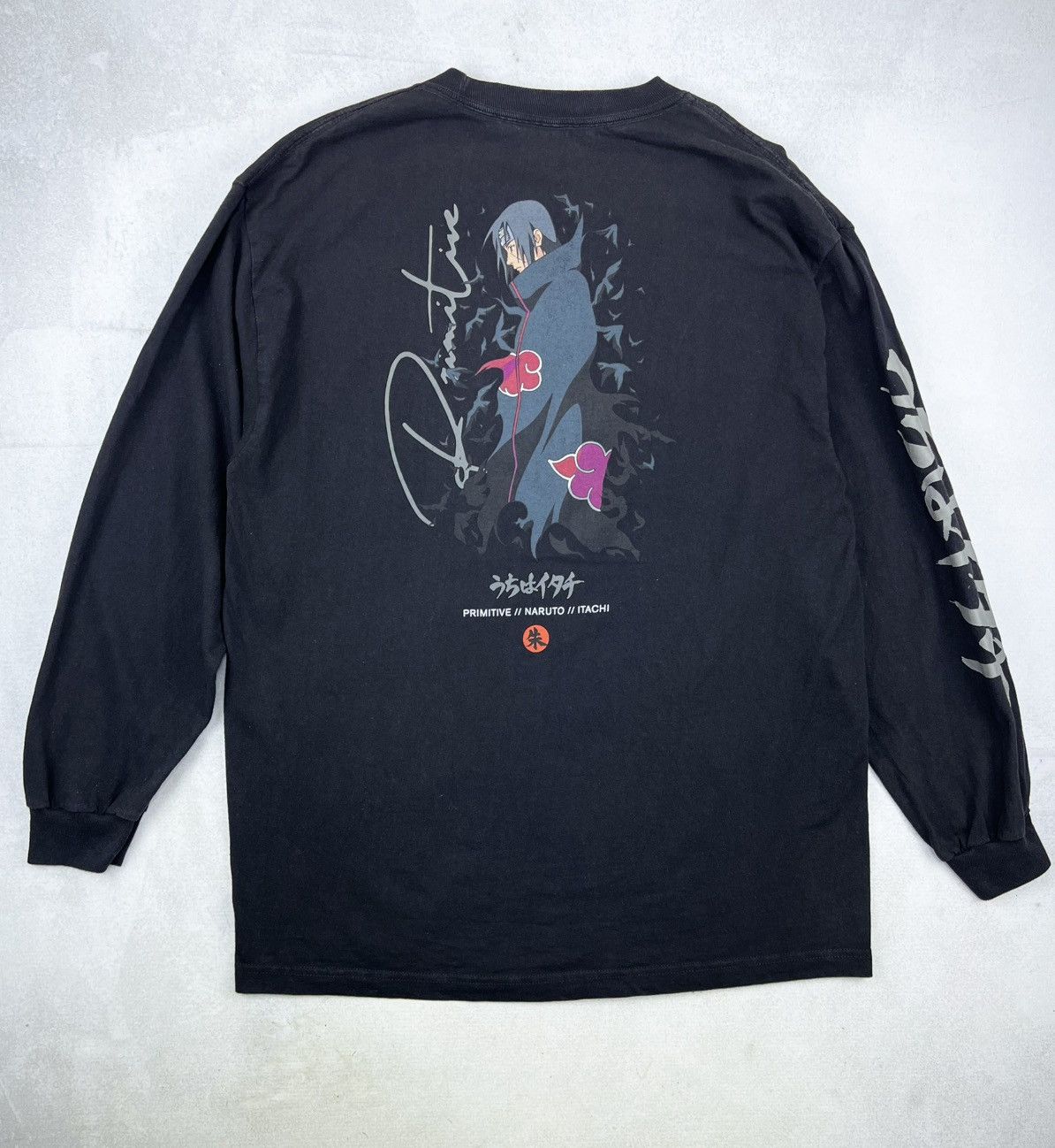 Anime PRIMITIVE X NARUTO ITACHI AKATSUKI RARE💥 Size US L / EU 52-54 / 3 - 3 Thumbnail