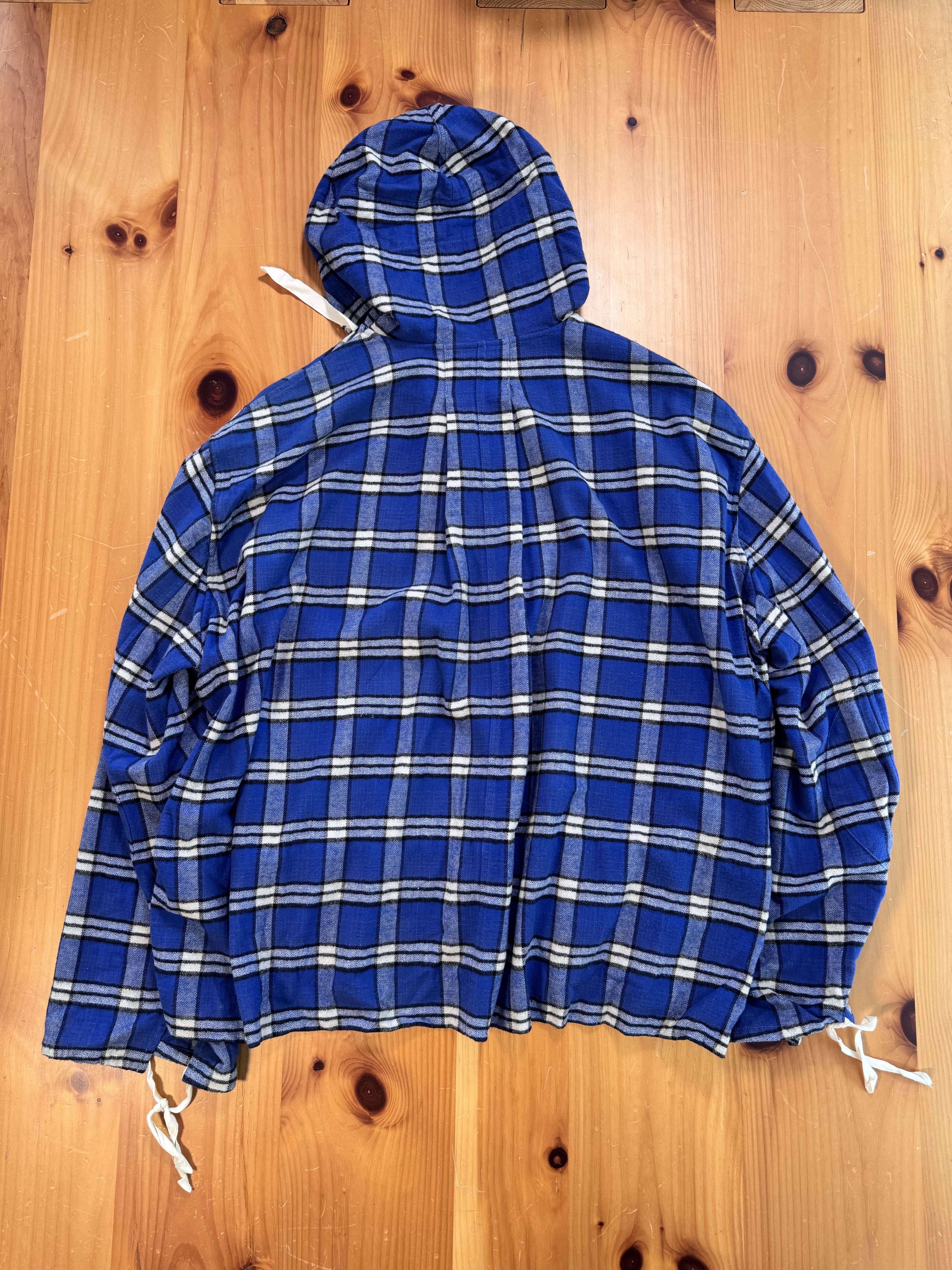 Marni Oversized Pullover Cotton Flannel Shirt with Hood Size US XL / EU 56 / 4 - 9 Thumbnail