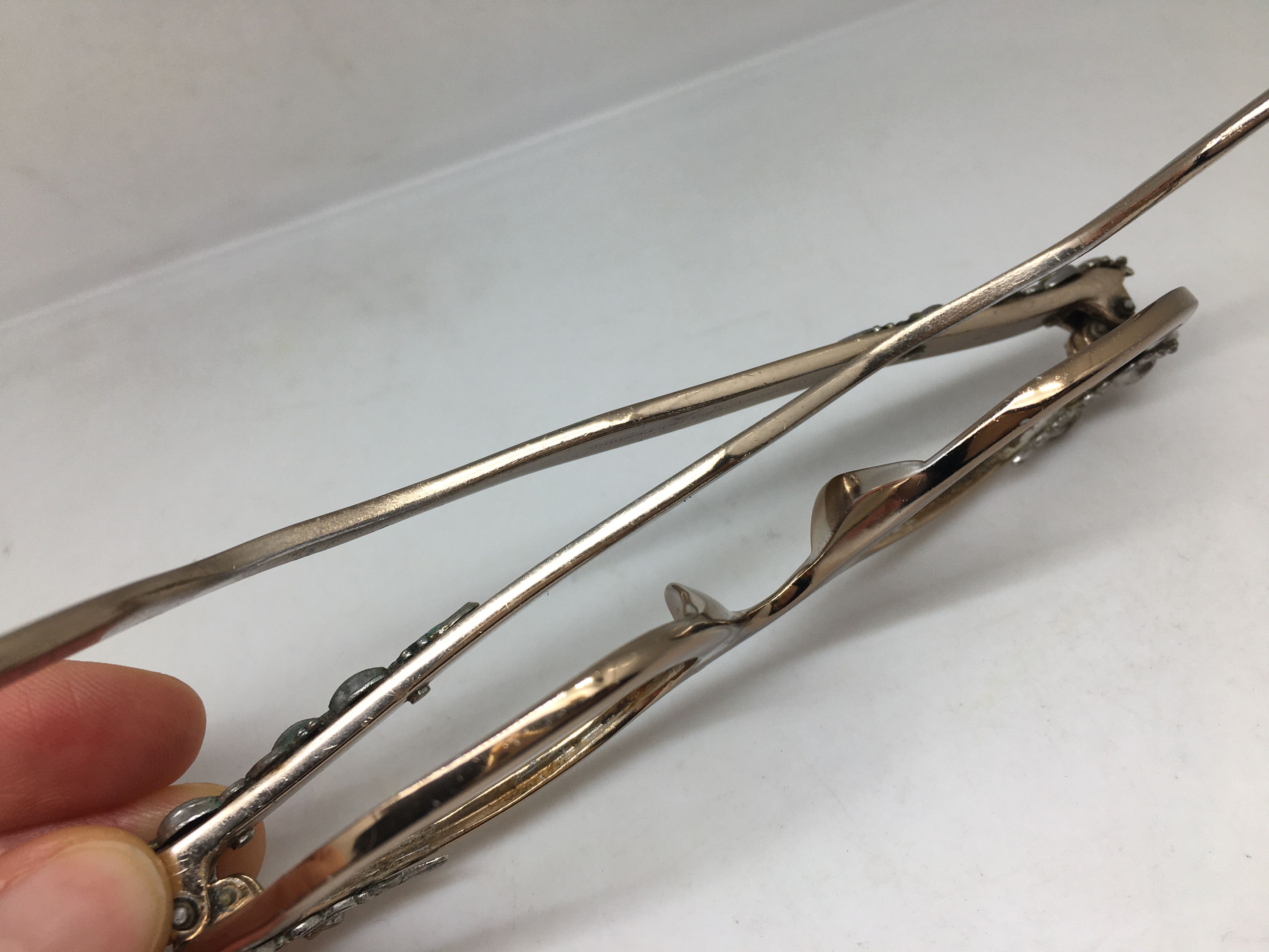 Vintage Vintage 50s TURA Woman Aluminum Brown Cateye Eyeglasses Size ONE SIZE - 9 Thumbnail