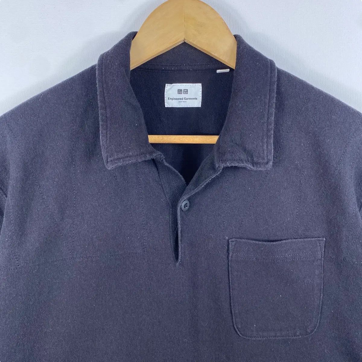 Engineered Garments ENGINEERED GARMENTS New York Black Ss Polo Shirt Large Size Size US L / EU 52-54 / 3 - 2 Thumbnail