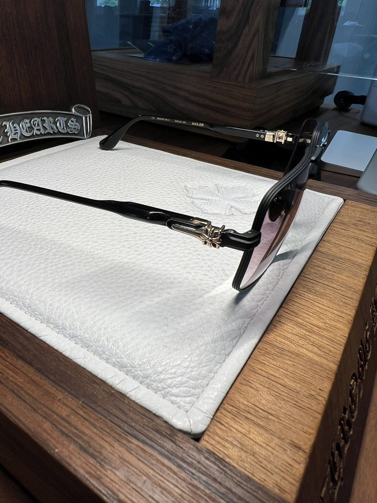Chrome Hearts Chrome Hearts Nailer Sunglasses Size ONE SIZE - 5 Thumbnail