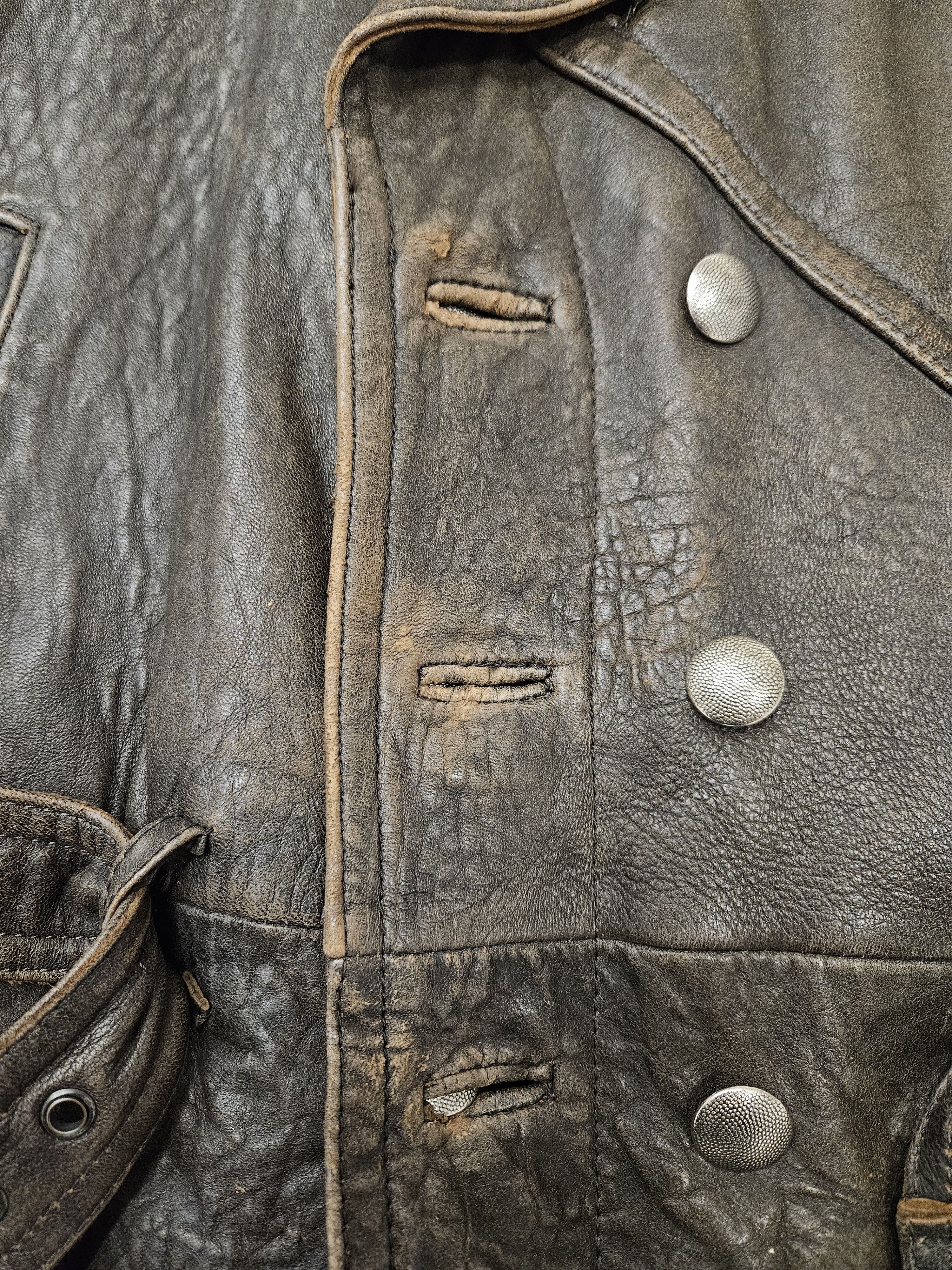 Genuine Leather Vintage Hein Gericke leather biker jacket Size US L / EU 52-54 / 3 - 13 Thumbnail