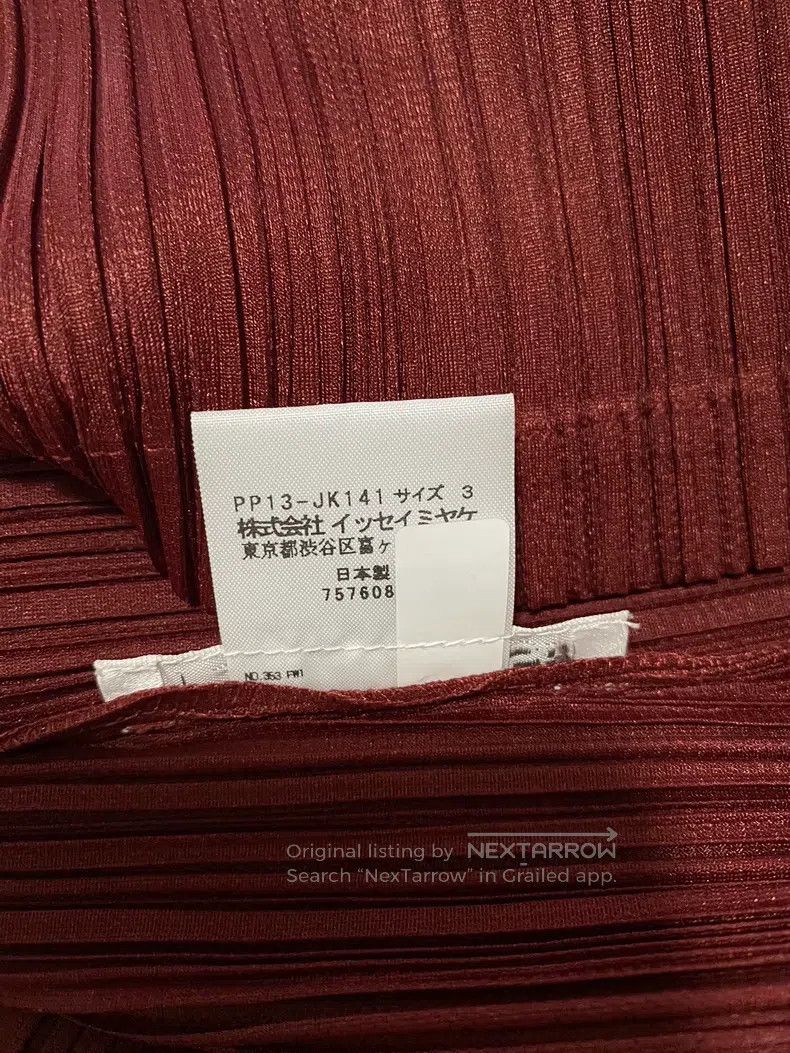 Issey Miyake Issey Miyake Burgundy Top Size L / US 10 / IT 46 - 4 Thumbnail