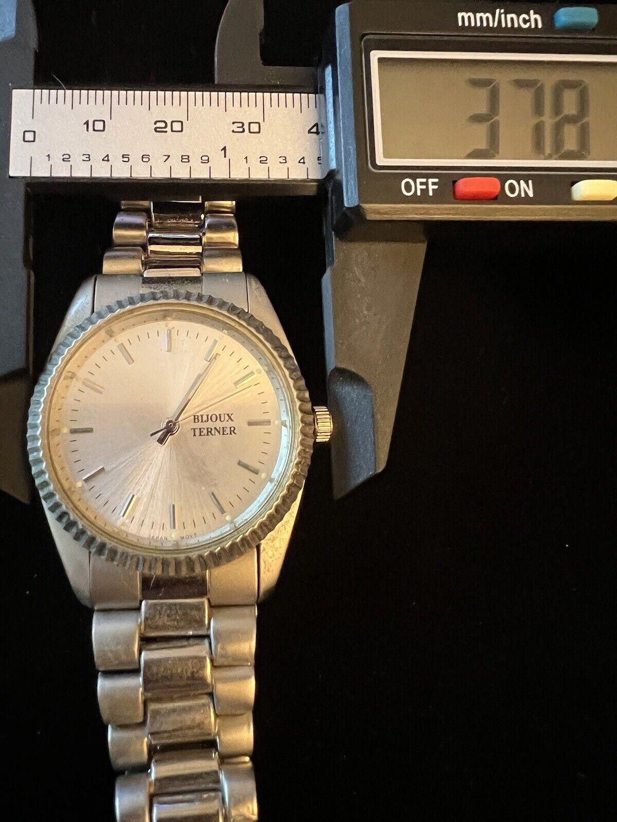 Designer Bijoux Terner watch Silver Working Size ONE SIZE - 4 Thumbnail