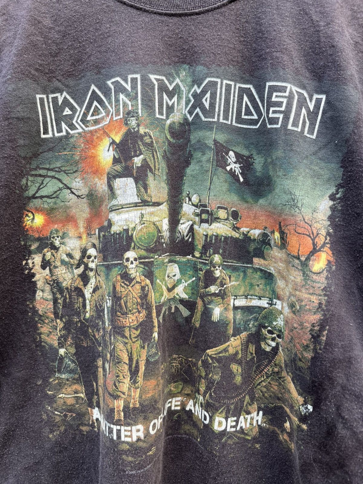Vintage Vintage 2006 Iron Maiden Life and Death Size US XL / EU 56 / 4 - 2 Thumbnail