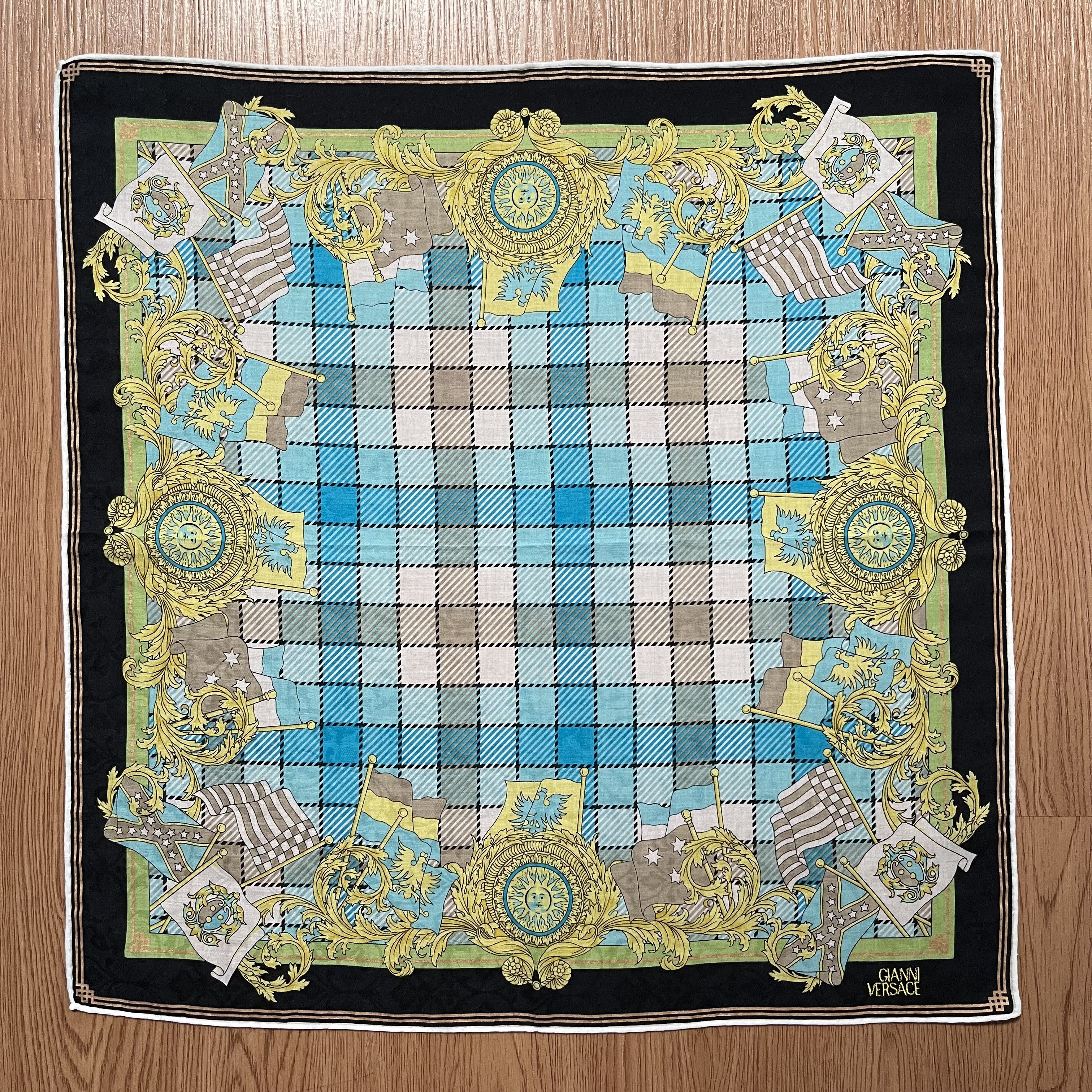 Versace Vintage Versace Handkerchief Size ONE SIZE - 1 Thumbnail