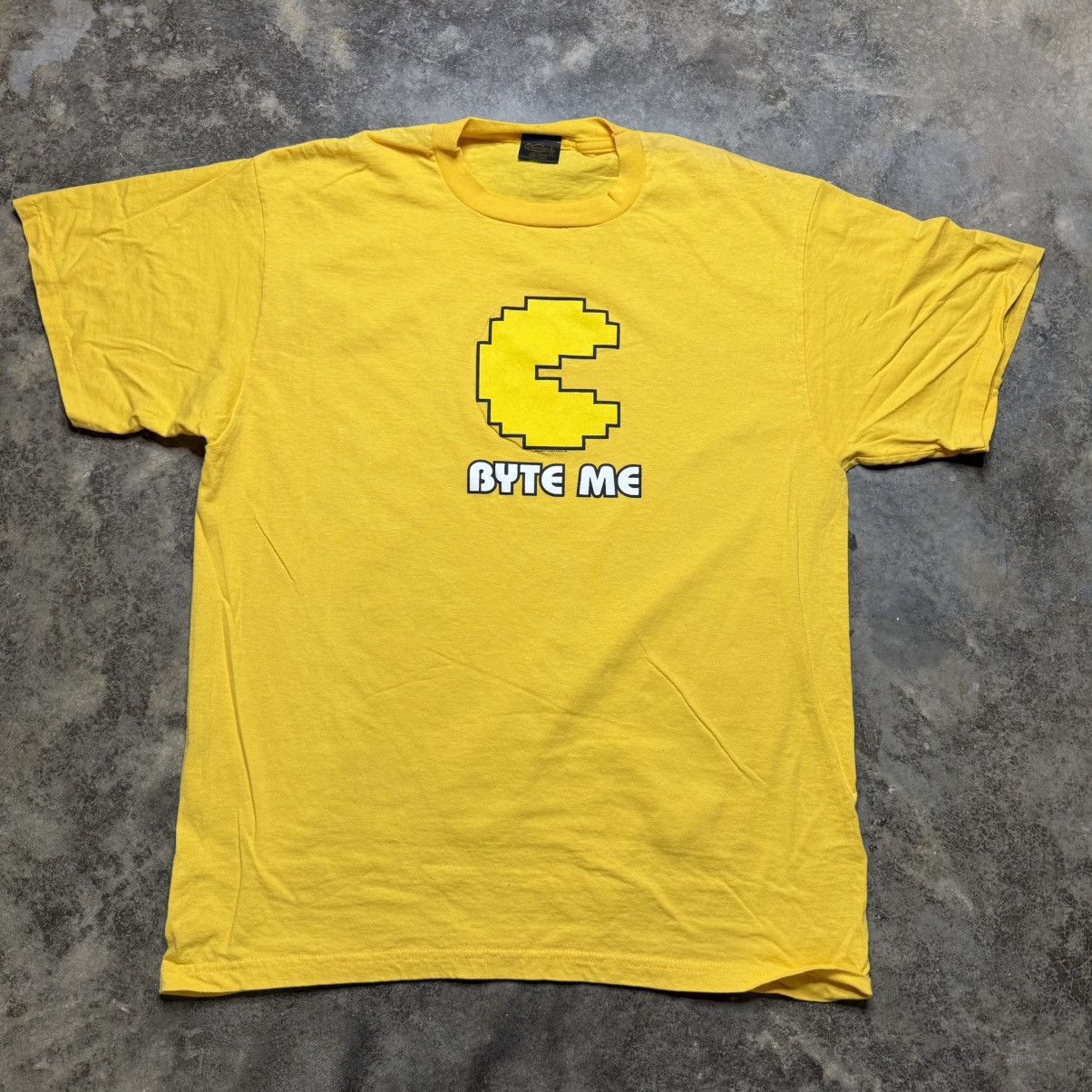 Vintage vintage pacman bite me video game baggy changes tshirt Size US XL / EU 56 / 4 - 1 Thumbnail