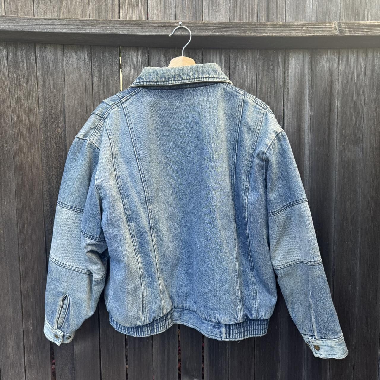 Other Ruth Douglas Blue Denim Bomber Jacket Size US L / EU 52-54 / 3 - 2 Thumbnail