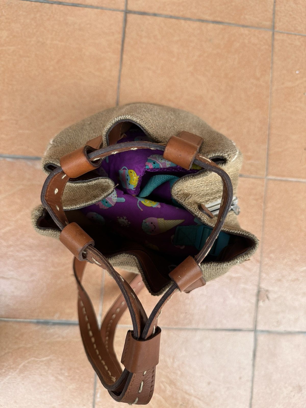 Japanese Brand Y'SACCS by Yohji Yamamoto Leather, Sling Bag Size ONE SIZE - 5 Thumbnail