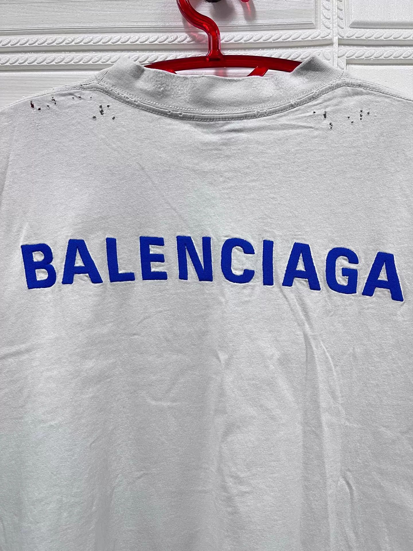 Balenciaga Balenciaga 25ss Embroidered Logo Short Tee XS 99 New Size US XS / EU 42 / 0 - 6 Thumbnail
