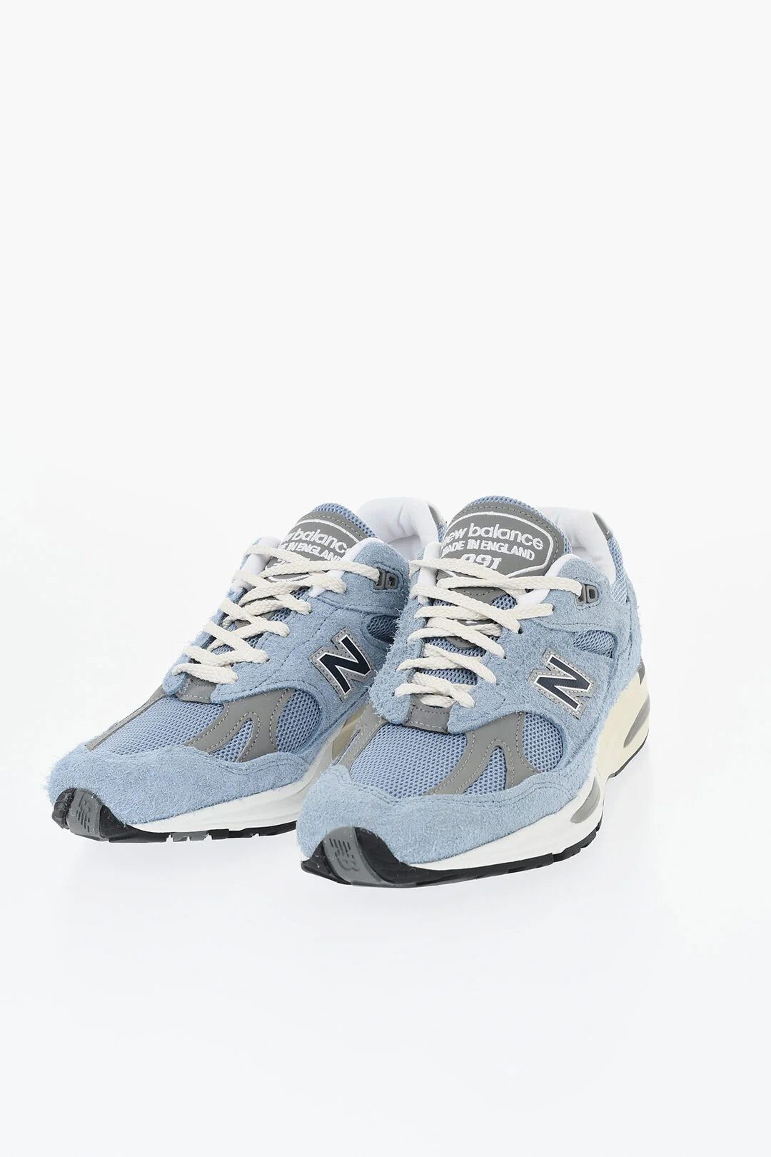 New Balance og1mm0326 Suede Low-Top Sneakers in Light Blue Size US 12 / EU 45 - 2 Thumbnail
