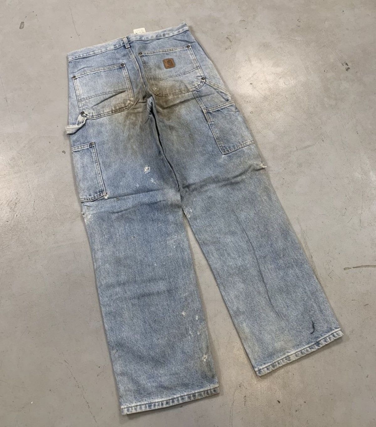 Carhartt Vintage carhartt b136 dst double knee denim Size US 32 / EU 48 - 2 Thumbnail