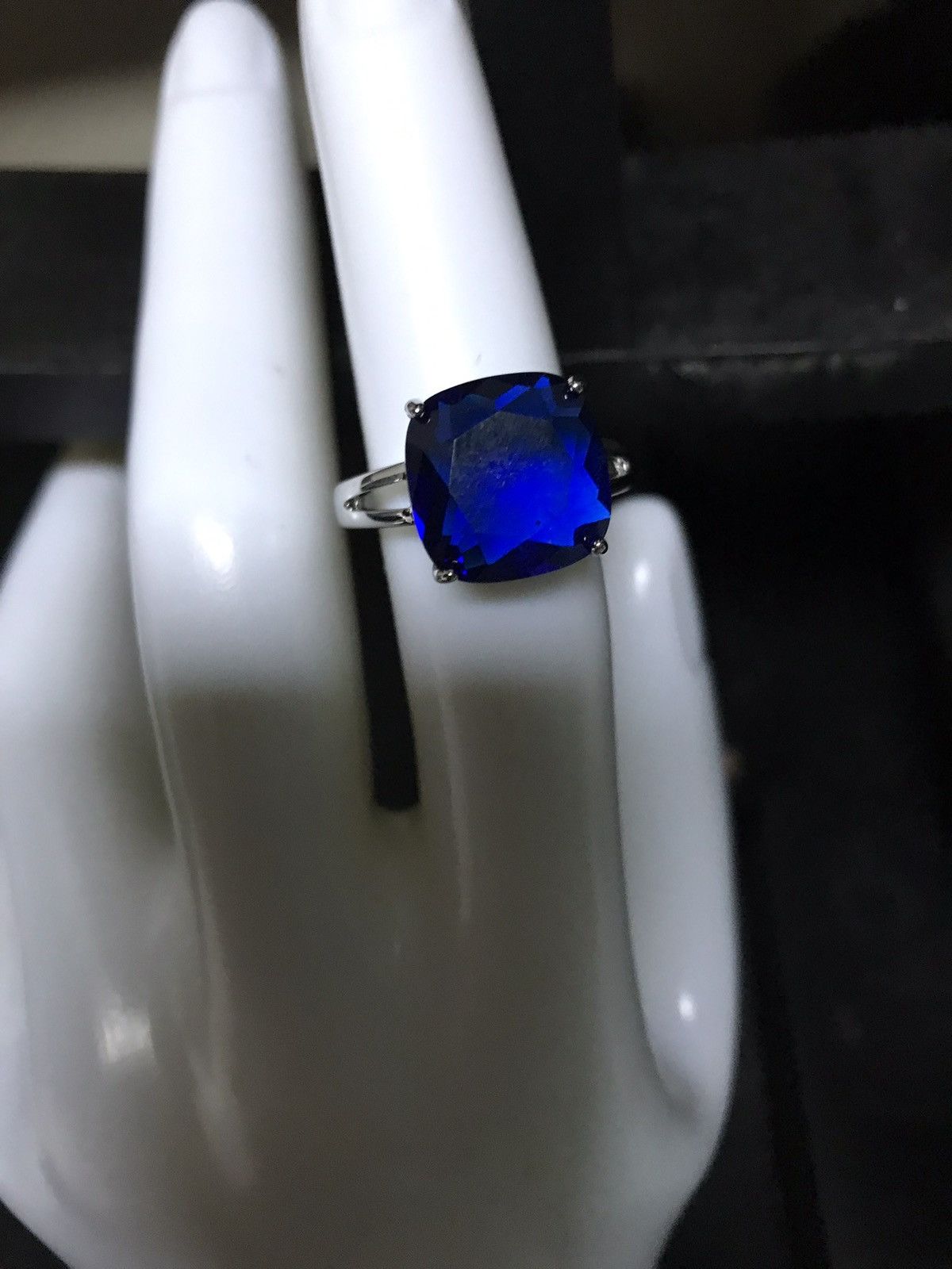 Other #cobalt #sapphire #blue stone #ring Size ONE SIZE - 4 Thumbnail