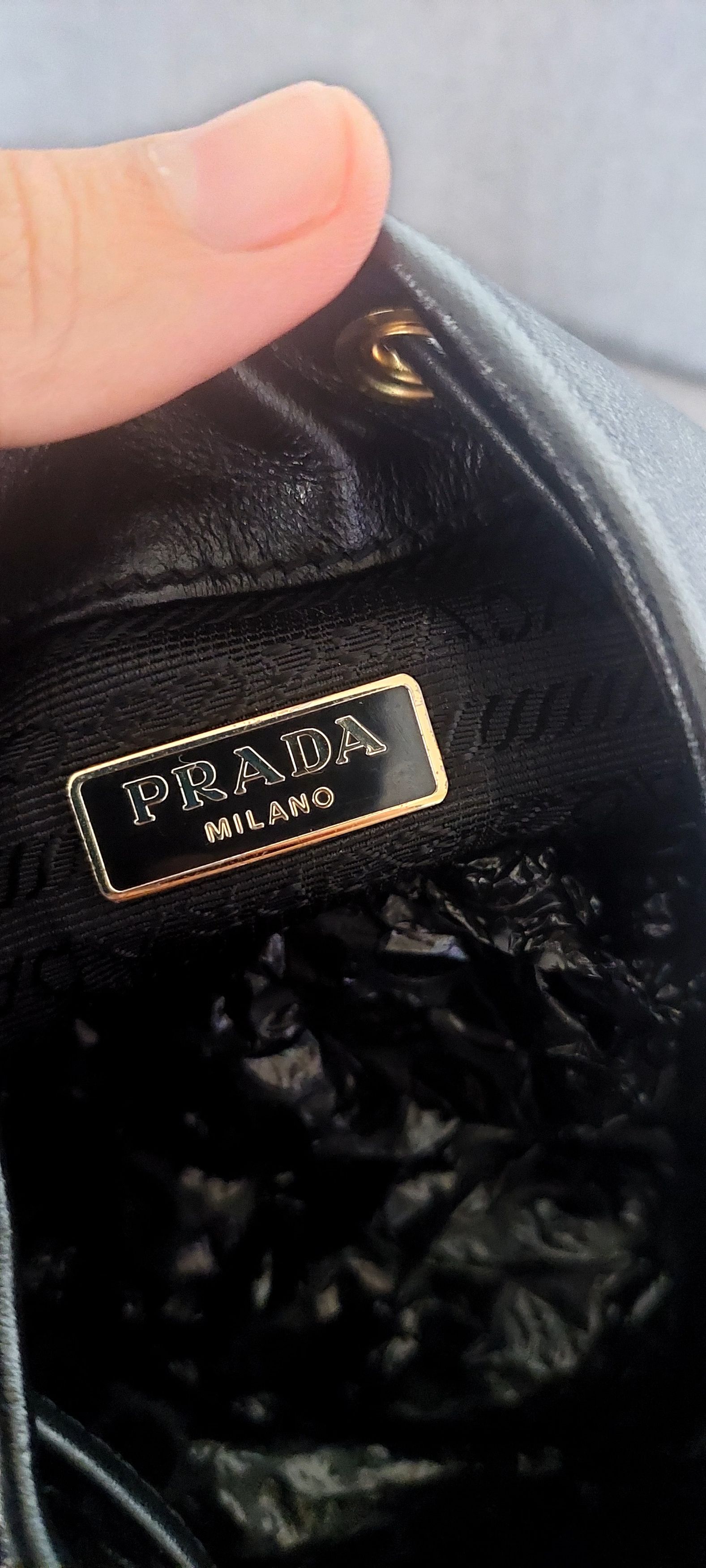 Prada Prada Bucket Leather Size ONE SIZE - 4 Thumbnail