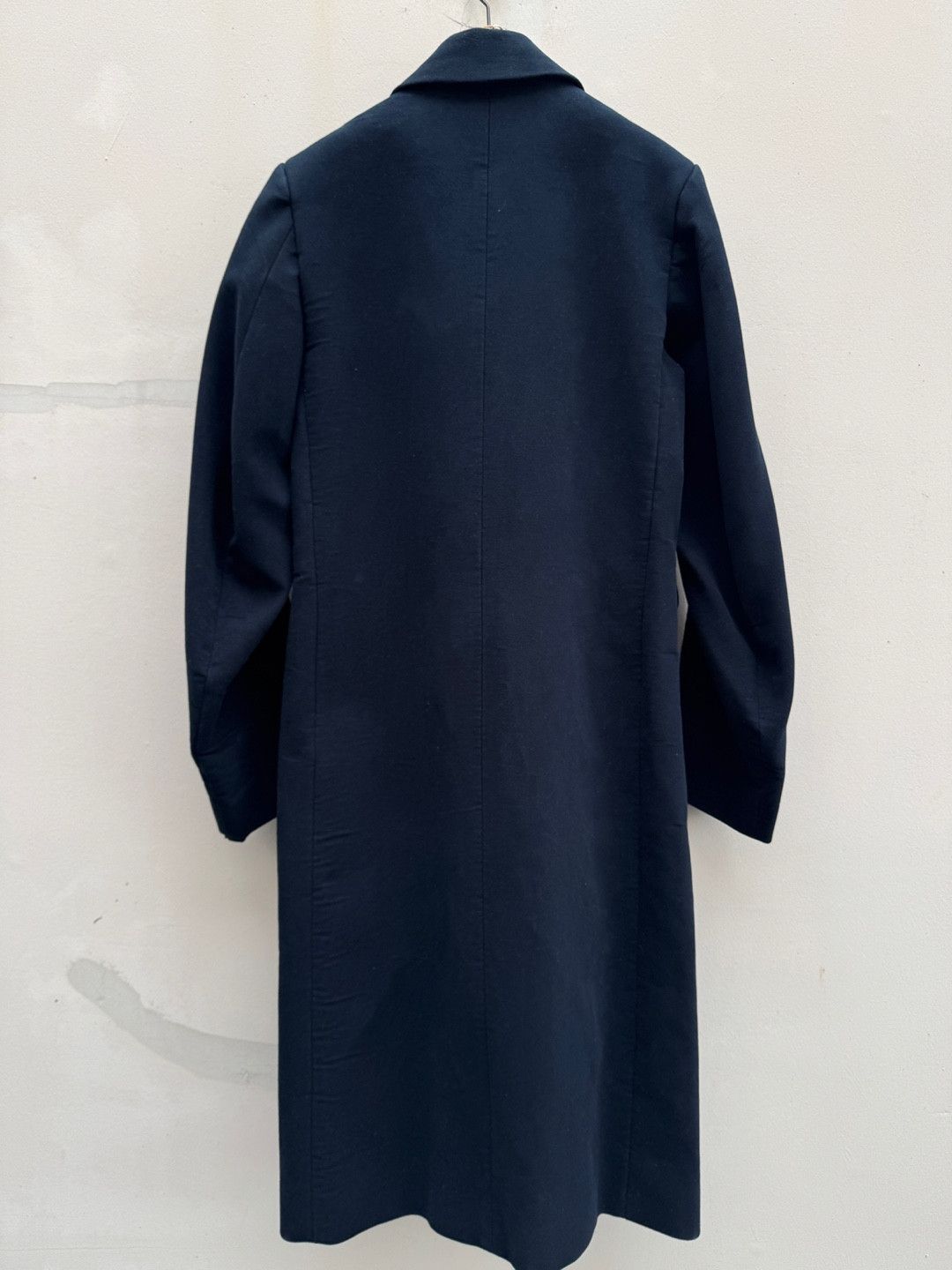 Vetements Vetements FW17 Oversized Moleskin Raw Hem Lettering Coat Size US S / EU 44-46 / 1 - 7 Thumbnail