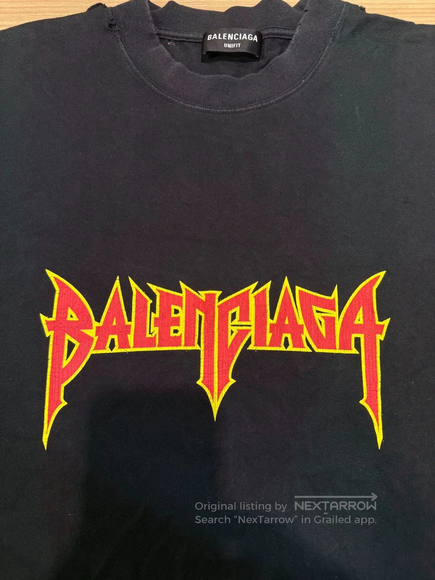 Balenciaga Balenciaga SS22 Metallica Lightning T-shirt. Size US XL / EU 56 / 4 - 3 Thumbnail
