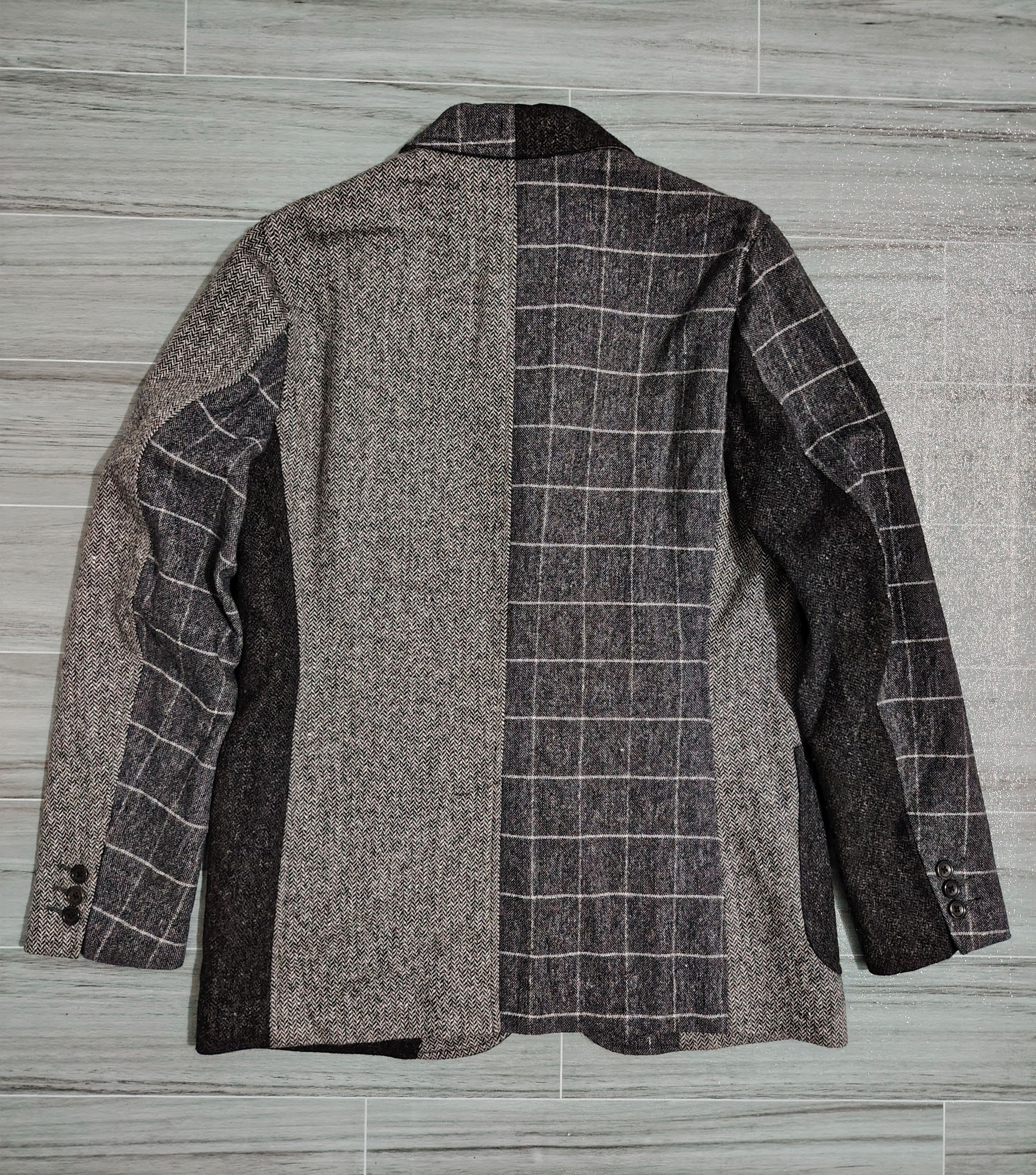 Beams Japan BEAMS - Crazy 3-B Wool Tailored Jacket Size 46R - 9 Thumbnail
