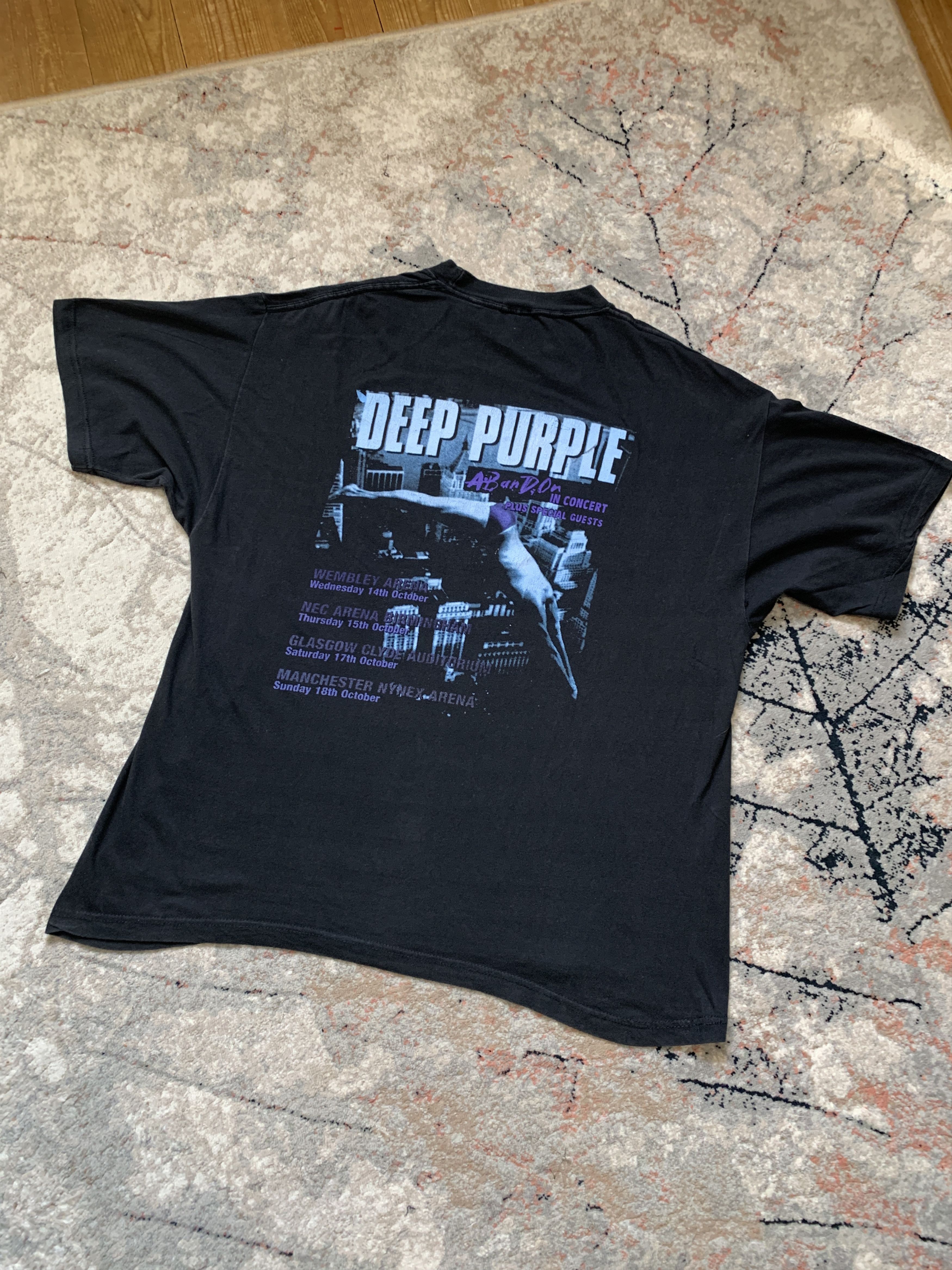 Band Tees Vintage Deep Purple A Band On Tee Size US XL / EU 56 / 4 - 5 Thumbnail
